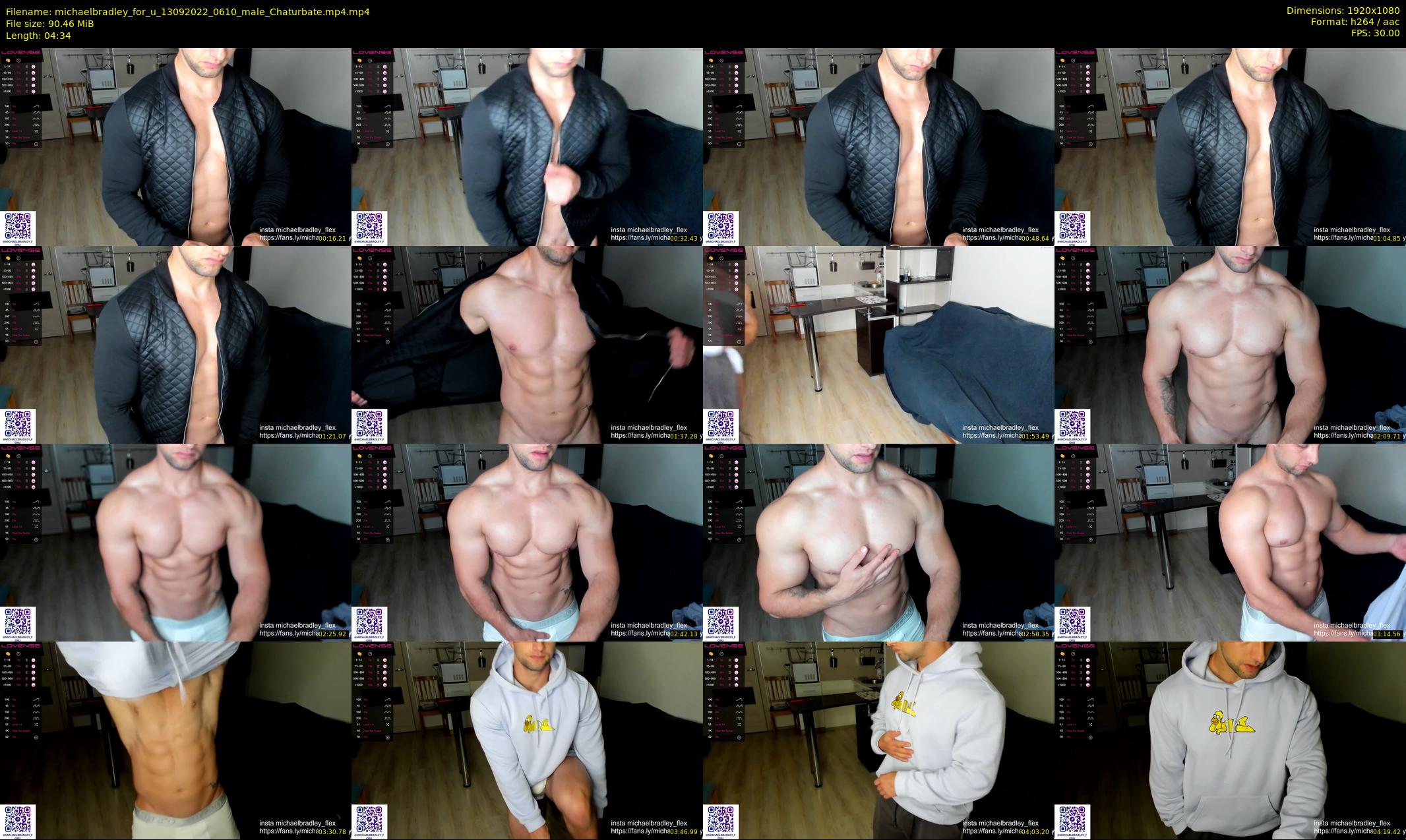 michaelbradley_for_u — 5 minute Chaturbate male cam show recording, 1080p, Sep 13, 2022
