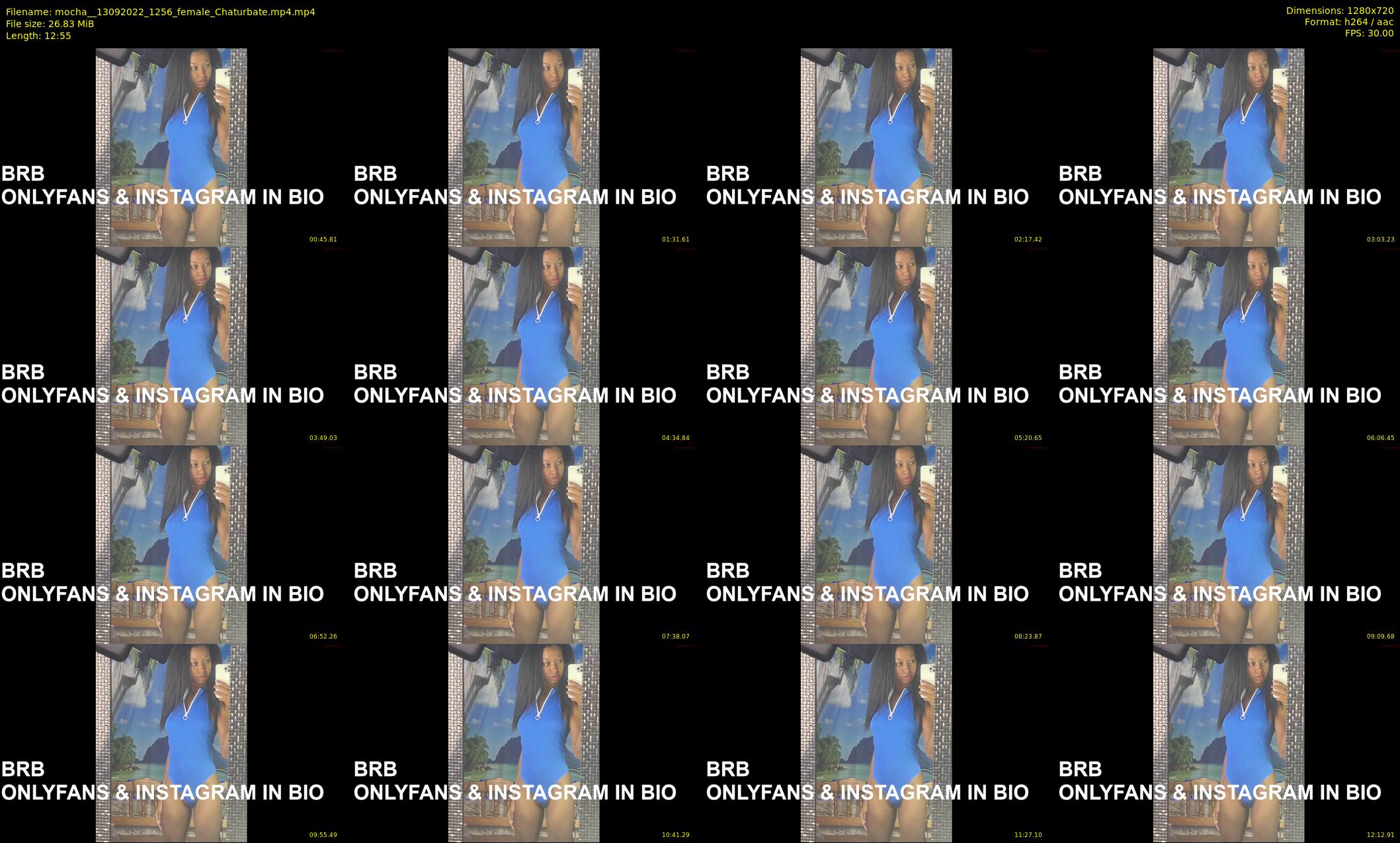 mocha_ — 13 minute Chaturbate female cam show recording, 720p, Sep 13, 2022