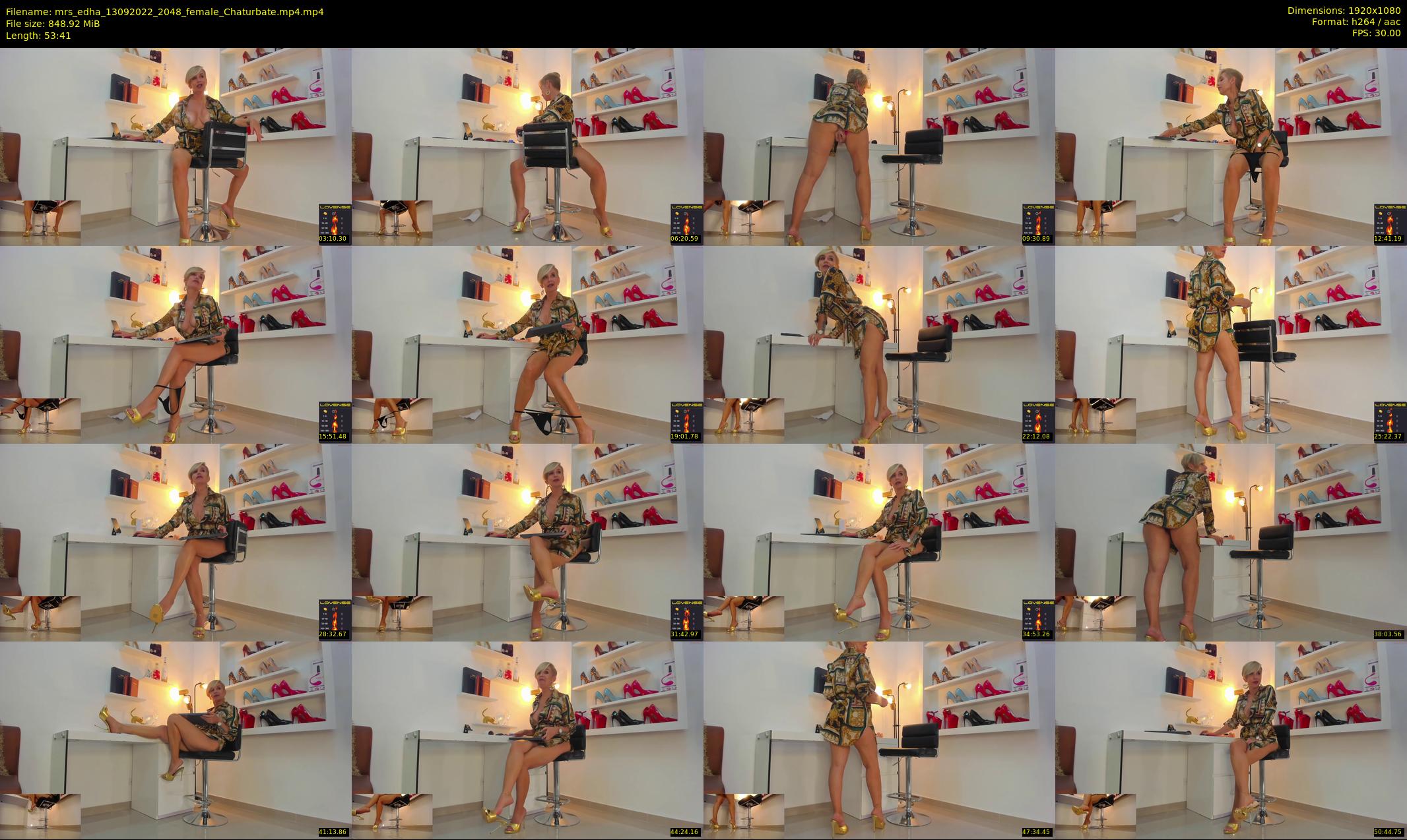 mrs_edha — 54 minute Chaturbate female cam show recording, 1080p, Sep 13, 2022