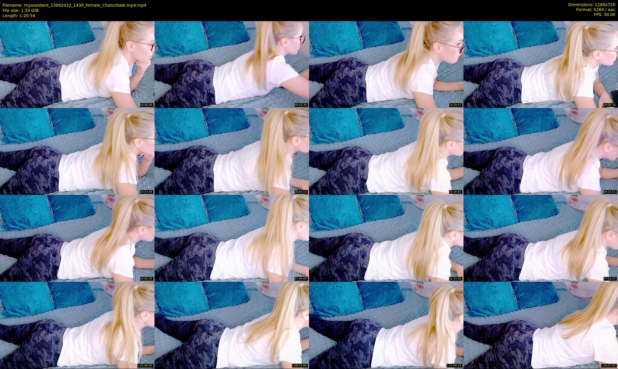 myassistant — 81 minute Chaturbate female cam show recording, 720p, Sep 13, 2022