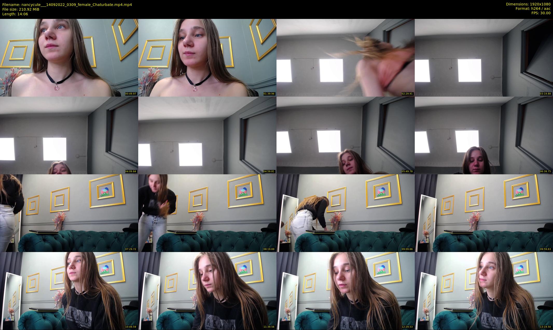 nancycute__ — 15 minute Chaturbate female cam show recording, 1080p, Sep 14, 2022