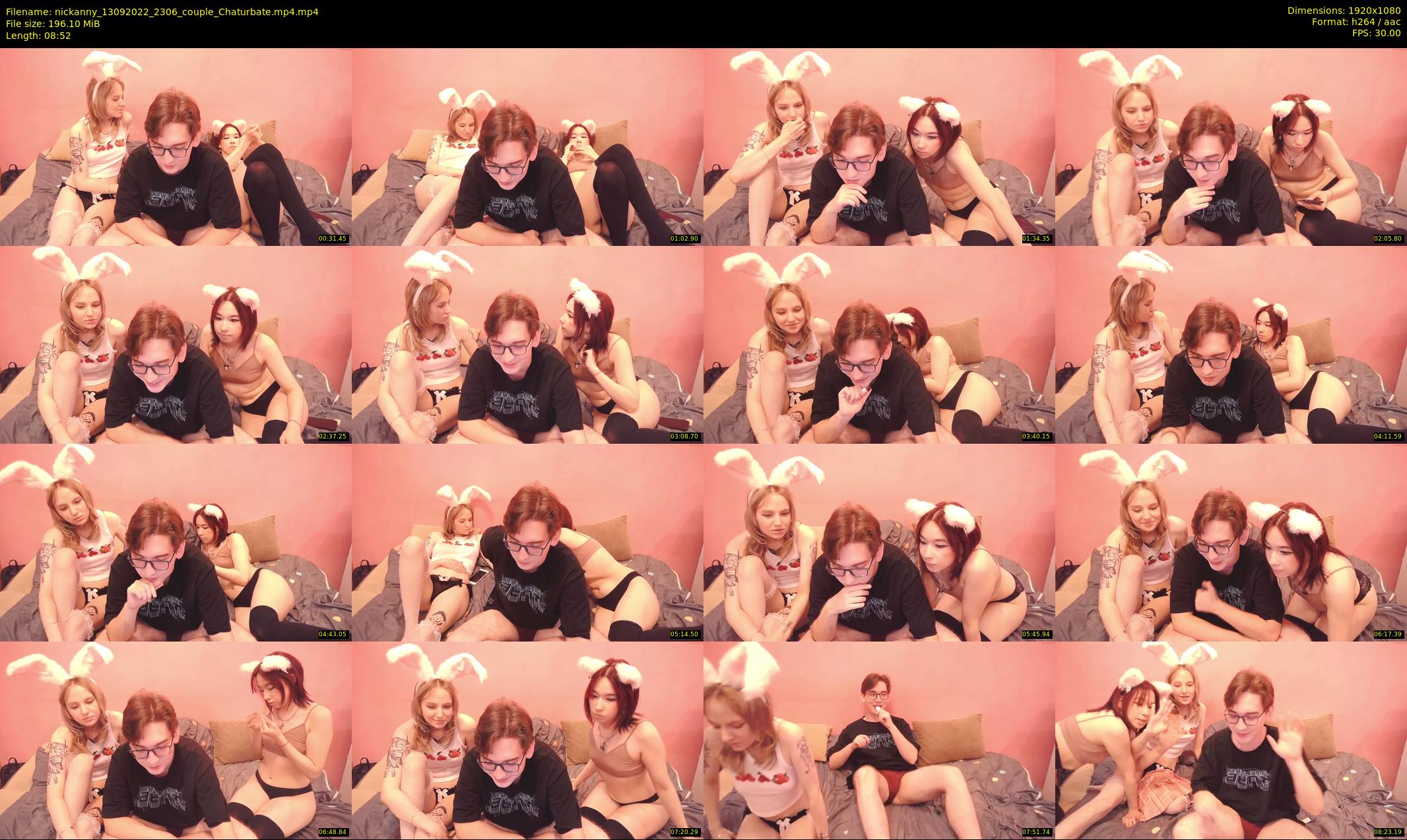 nickanny — 9 minute Chaturbate couple cam show recording, 1080p, Sep 13, 2022
