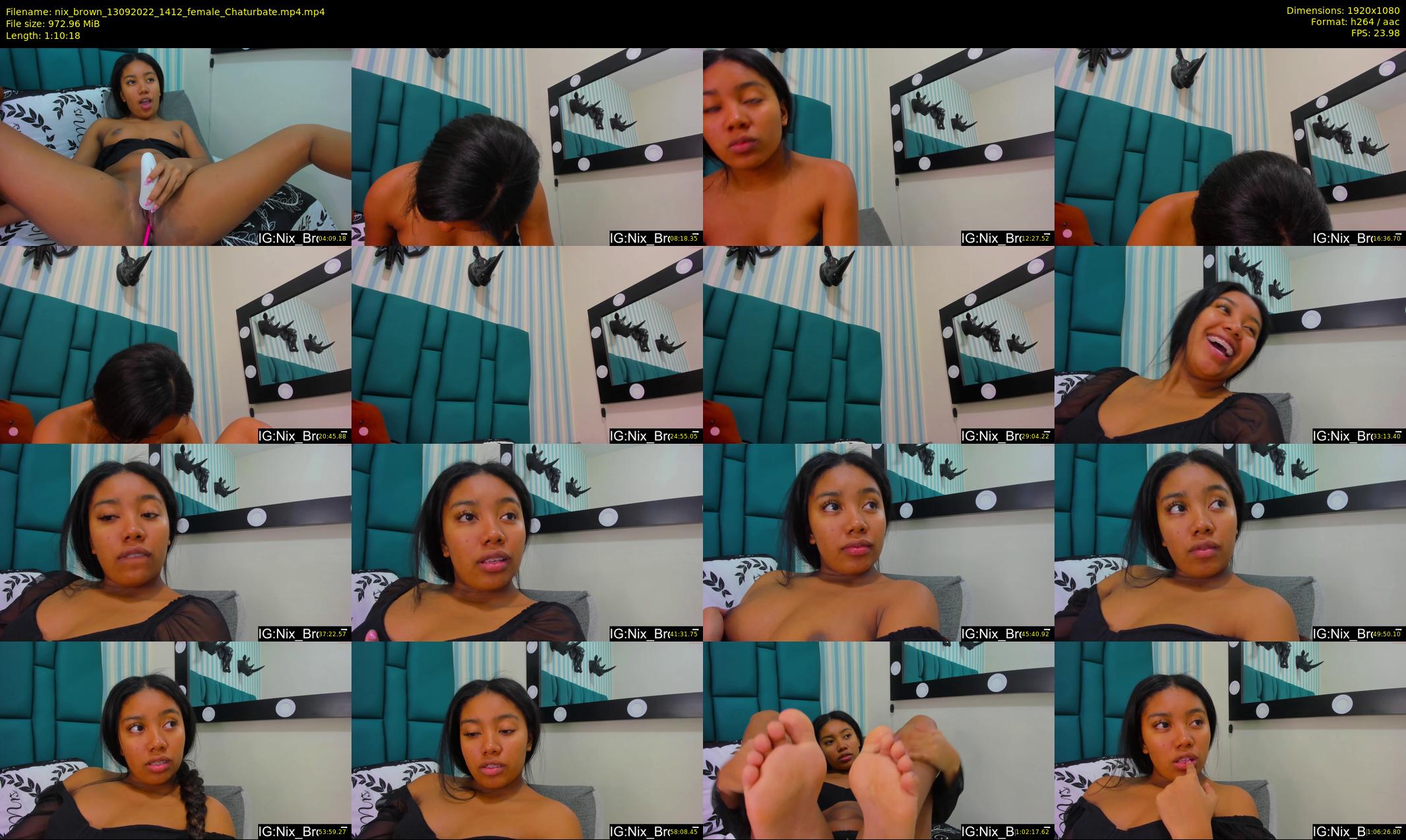 nix_brown — 71 minute Chaturbate female cam show recording, 1080p, Sep 13, 2022