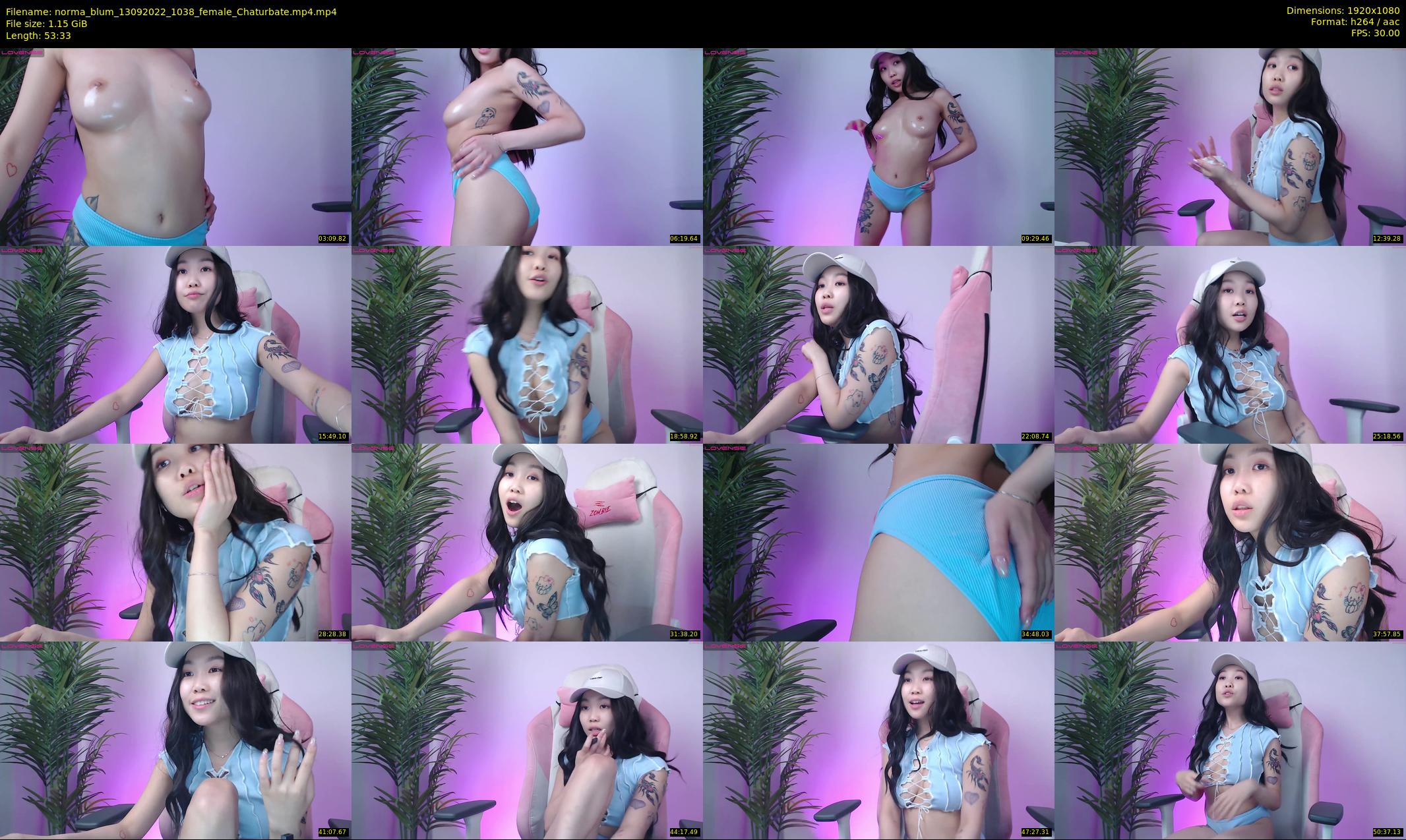 norma_blum — 54 minute Chaturbate female cam show recording, 1080p, Sep 13, 2022