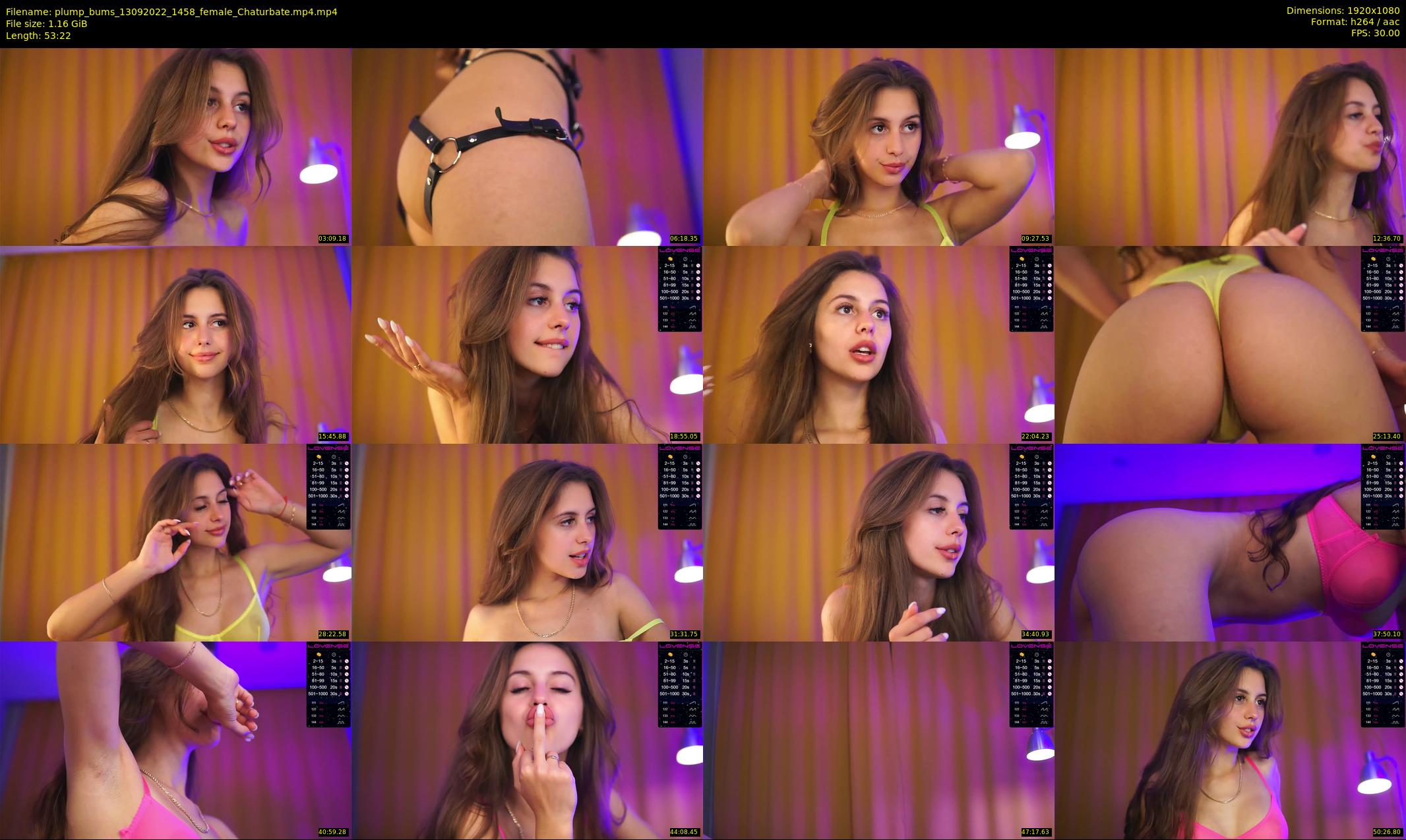 plump_bums — 54 minute Chaturbate female cam show recording, 1080p, Sep 13, 2022