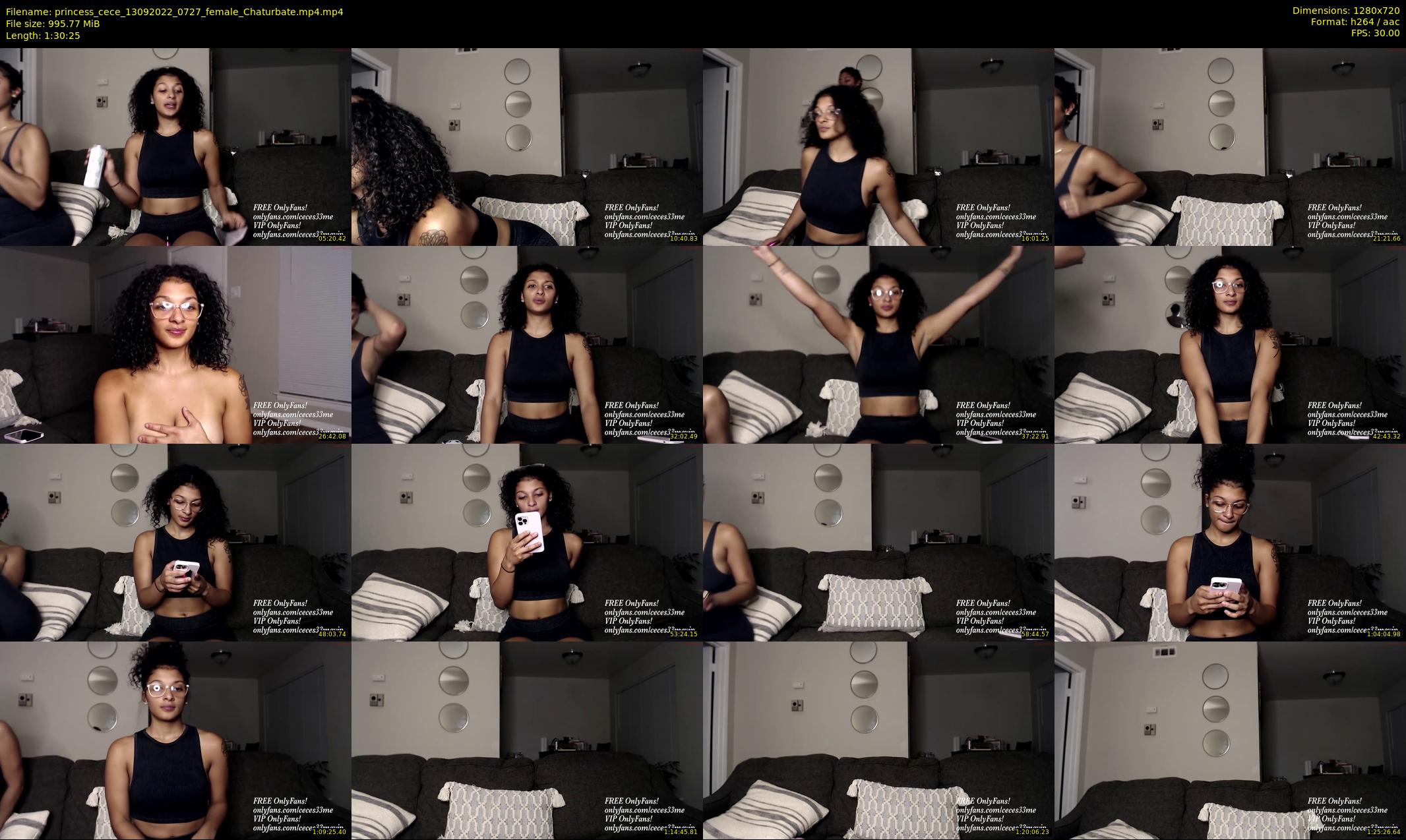 princess_cece — 91 minute Chaturbate female cam show recording, 720p, Sep 13, 2022