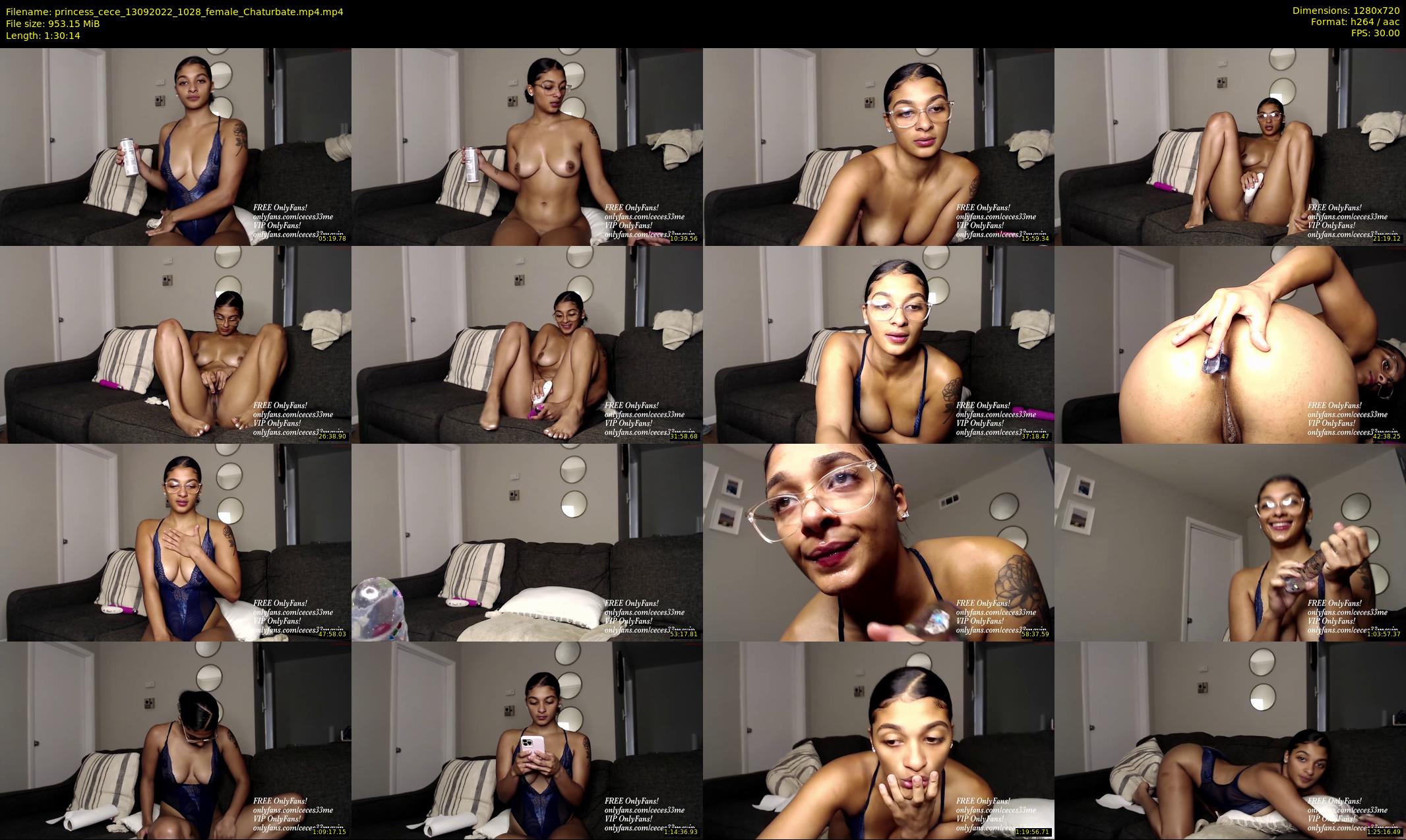 princess_cece — 91 minute Chaturbate female cam show recording, 720p, Sep 13, 2022