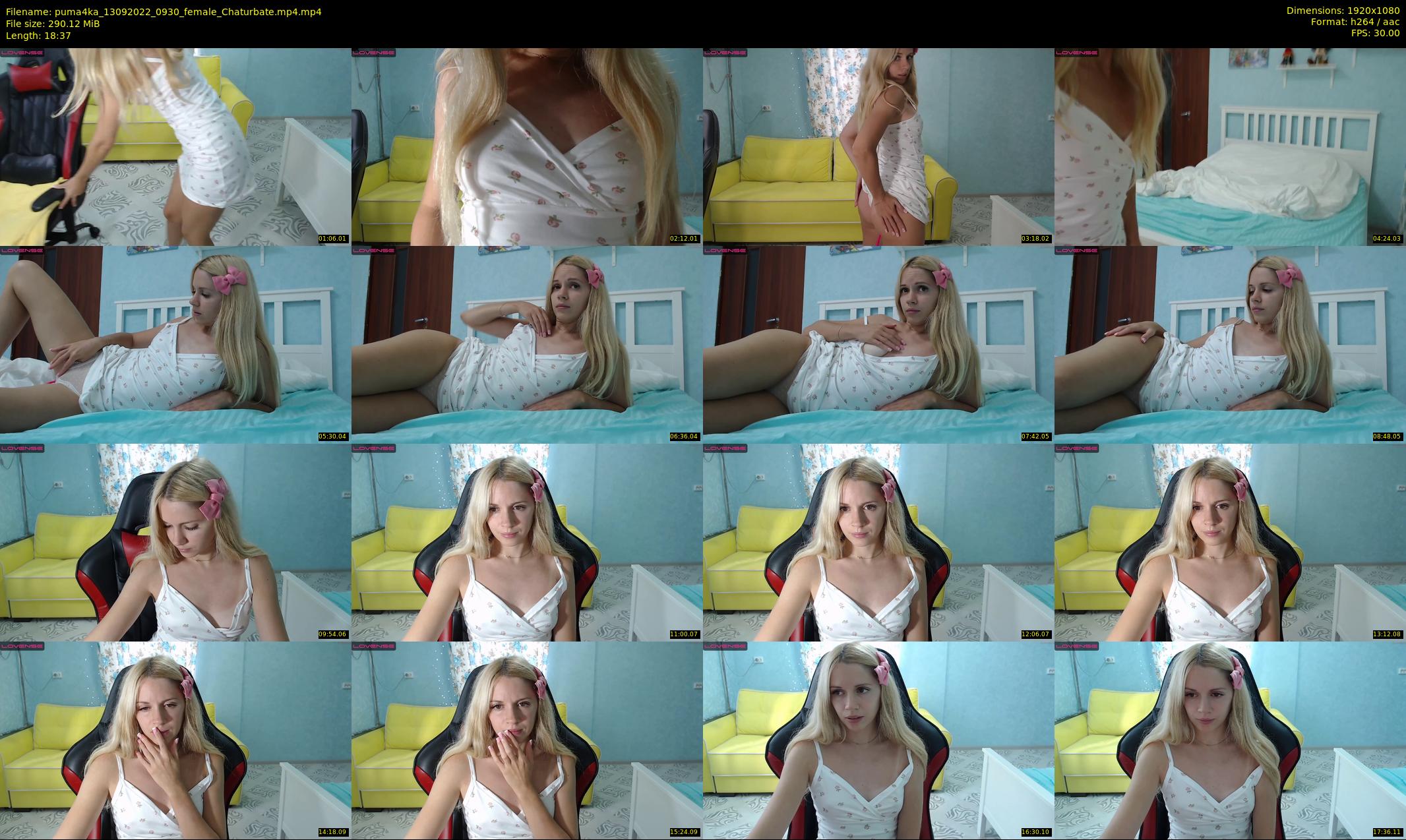 puma4ka — 19 minute Chaturbate female cam show recording, 1080p, Sep 13, 2022
