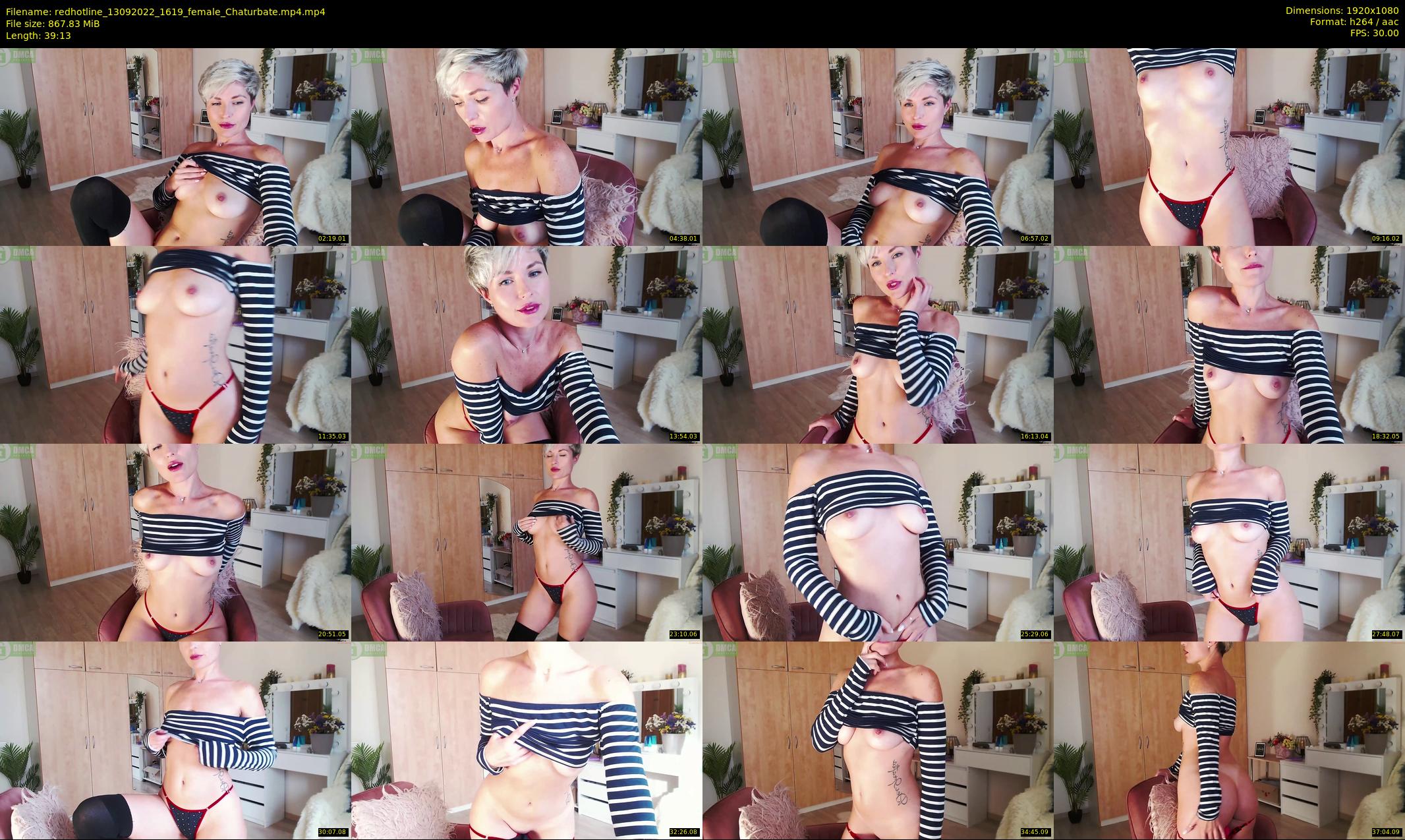 redhotline — 40 minute Chaturbate female cam show recording, 1080p, Sep 13, 2022