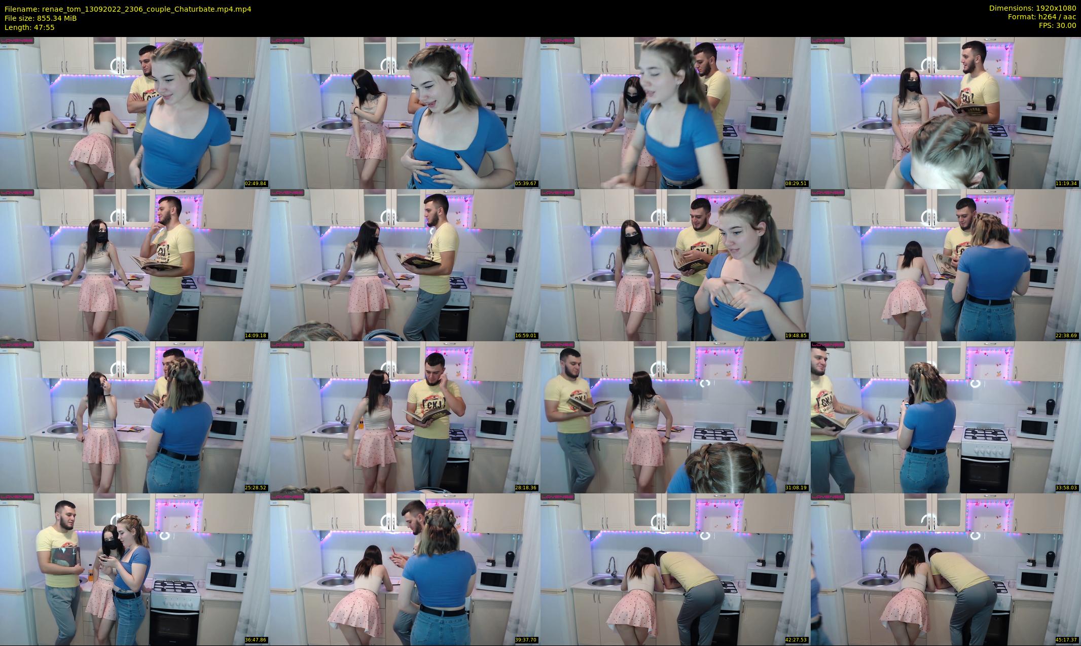 renae_tom — 48 minute Chaturbate couple cam show recording, 1080p, Sep 13, 2022