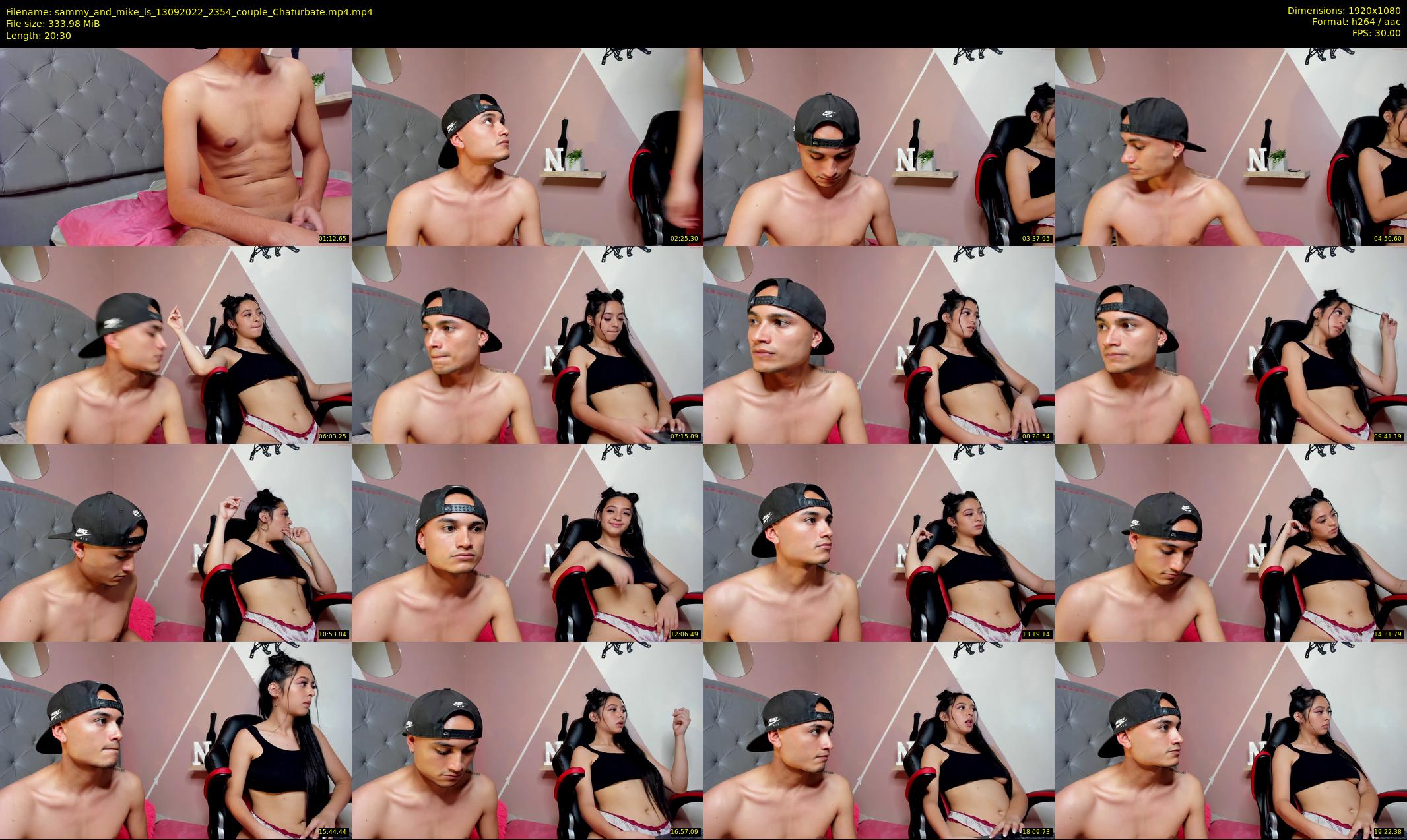 sammy_and_mike_ls — 21 minute Chaturbate couple cam show recording, 1080p, Sep 13, 2022