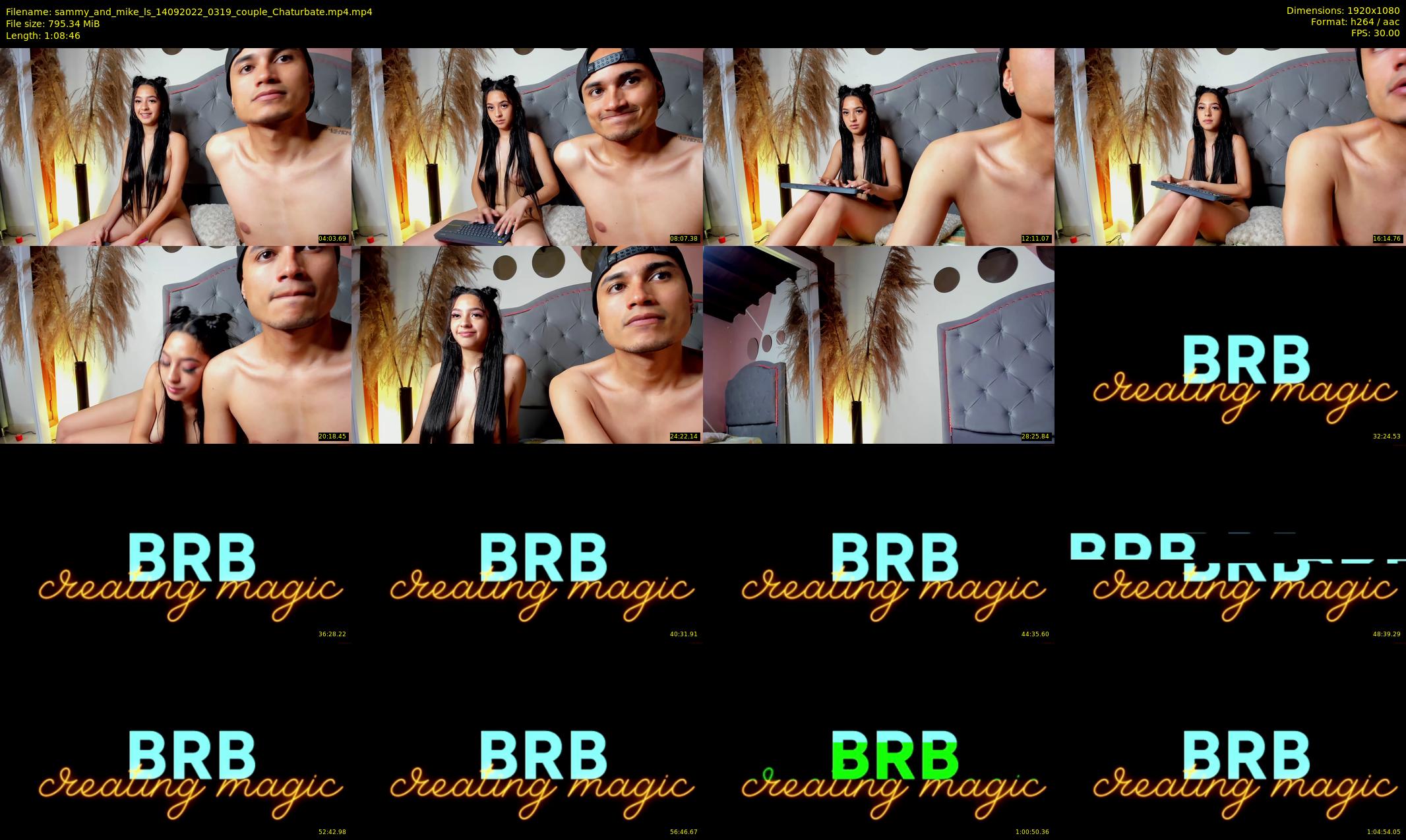 sammy_and_mike_ls — 69 minute Chaturbate couple cam show recording, 1080p, Sep 14, 2022