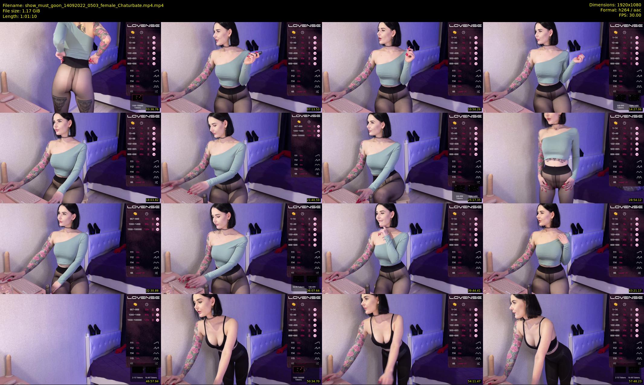 show_must_goon — 62 minute Chaturbate female cam show recording, 1080p, Sep 14, 2022