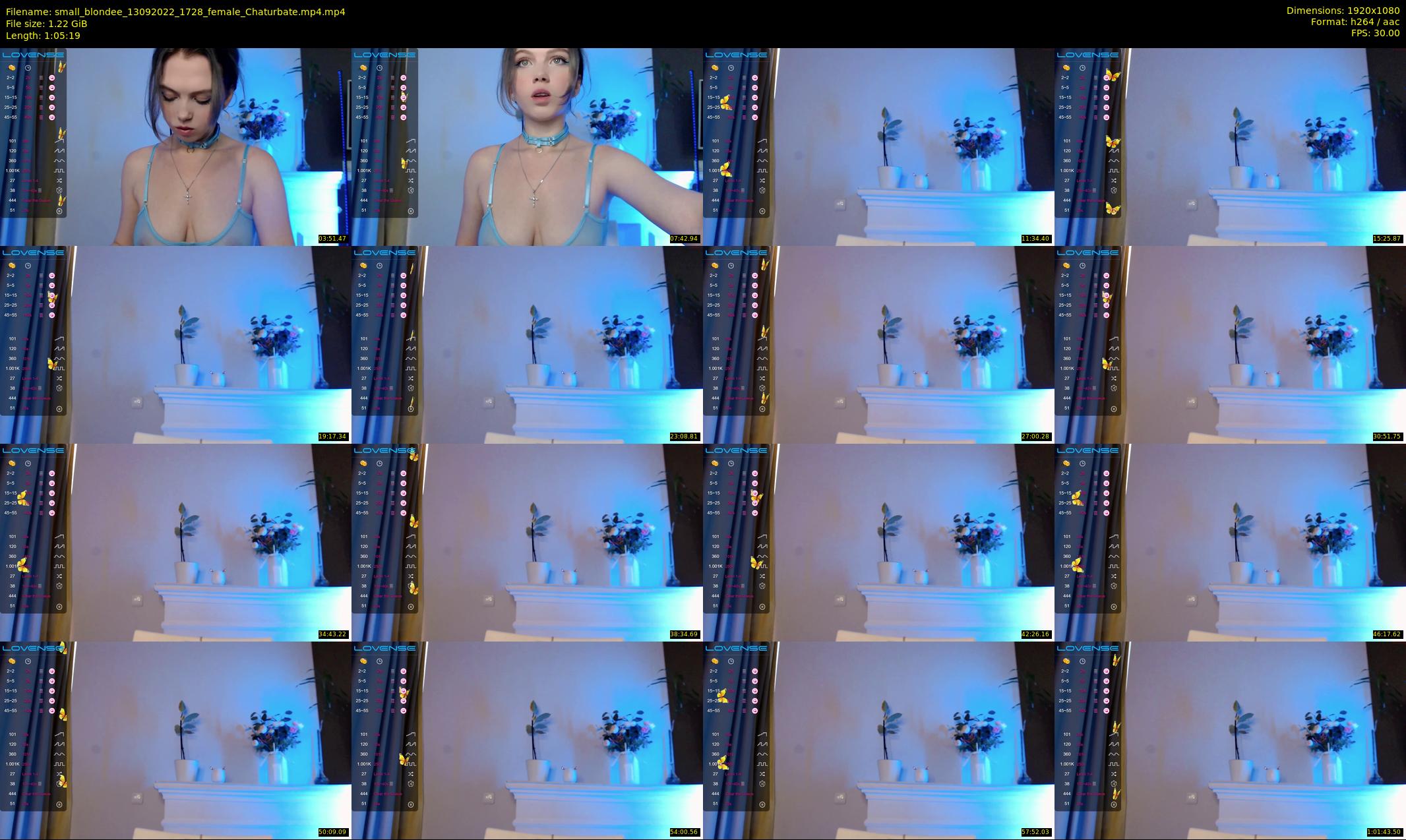 small_blondee — 66 minute Chaturbate female cam show recording, 1080p, Sep 13, 2022