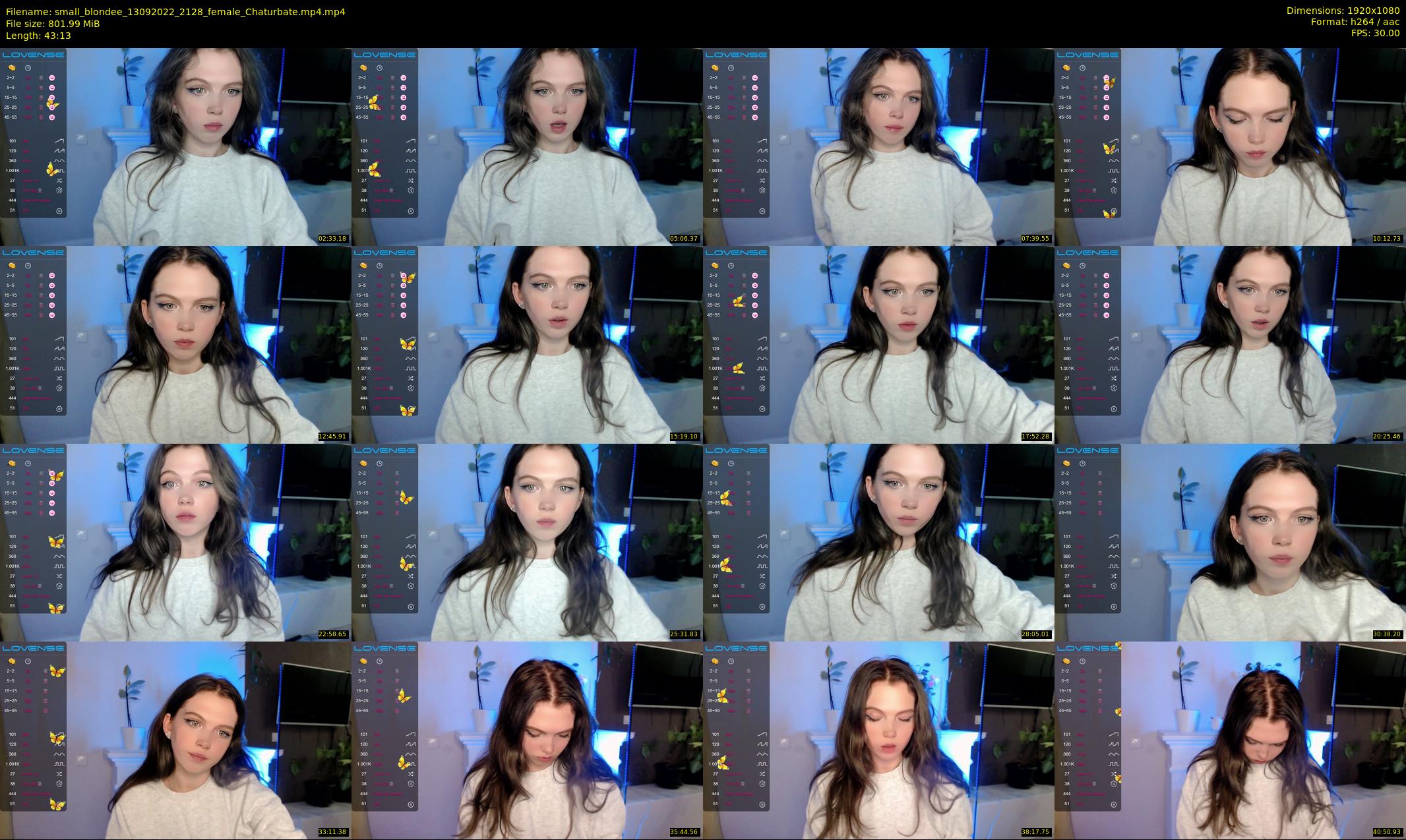 small_blondee — 44 minute Chaturbate female cam show recording, 1080p, Sep 13, 2022