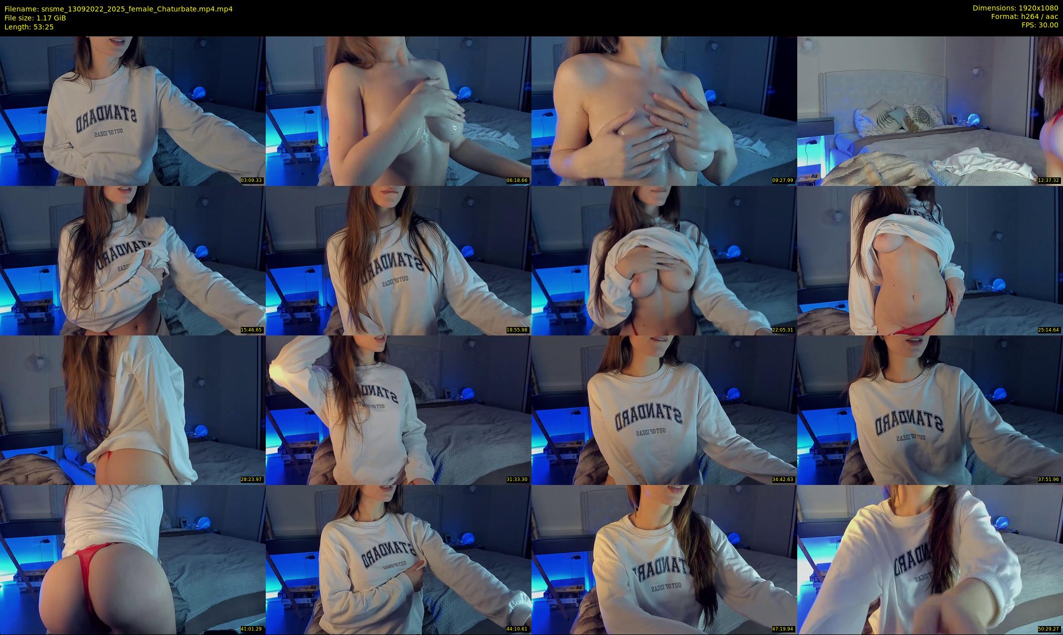 snsme — 54 minute Chaturbate female cam show recording, 1080p, Sep 13, 2022
