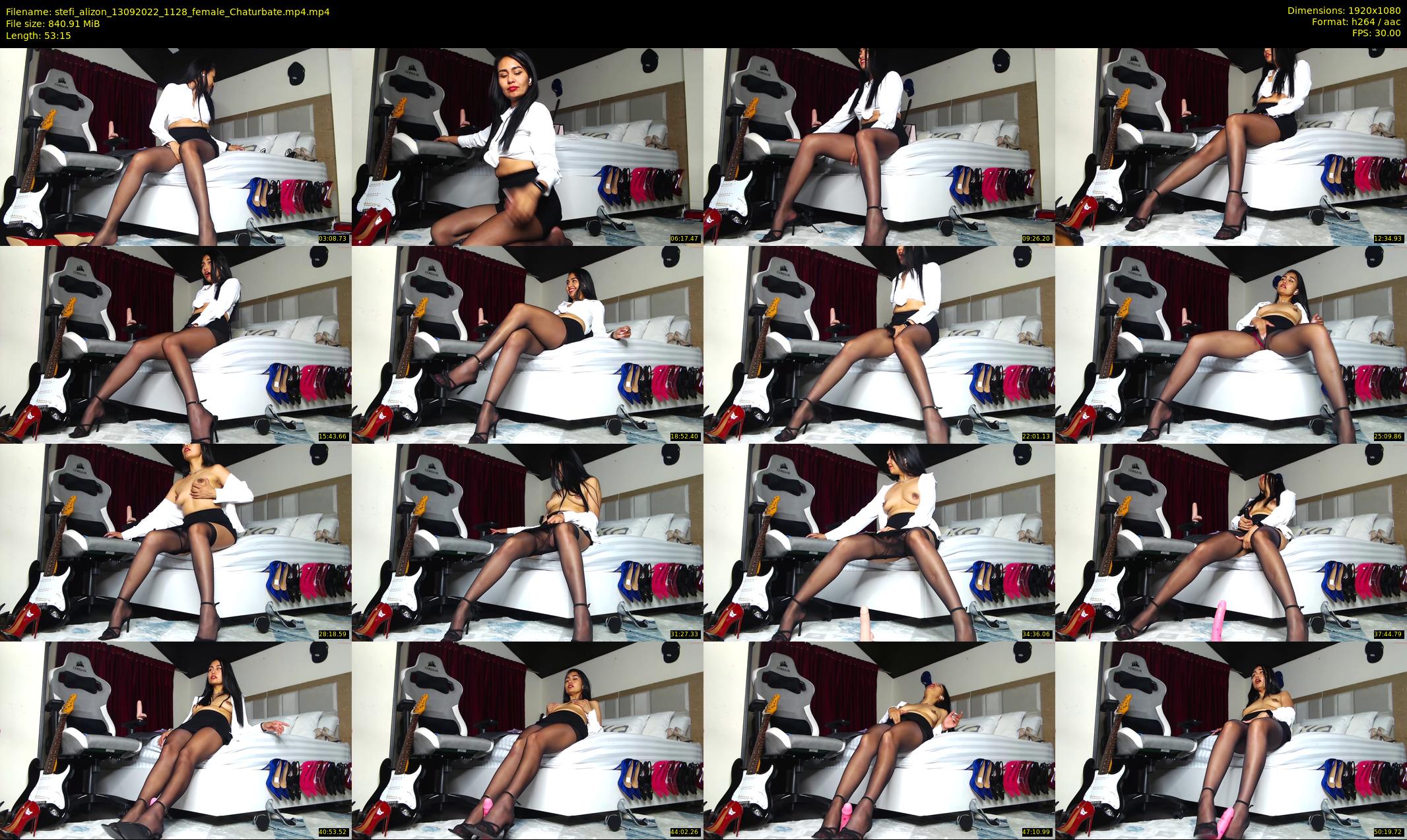 stefi_alizon — 54 minute Chaturbate female cam show recording, 1080p, Sep 13, 2022