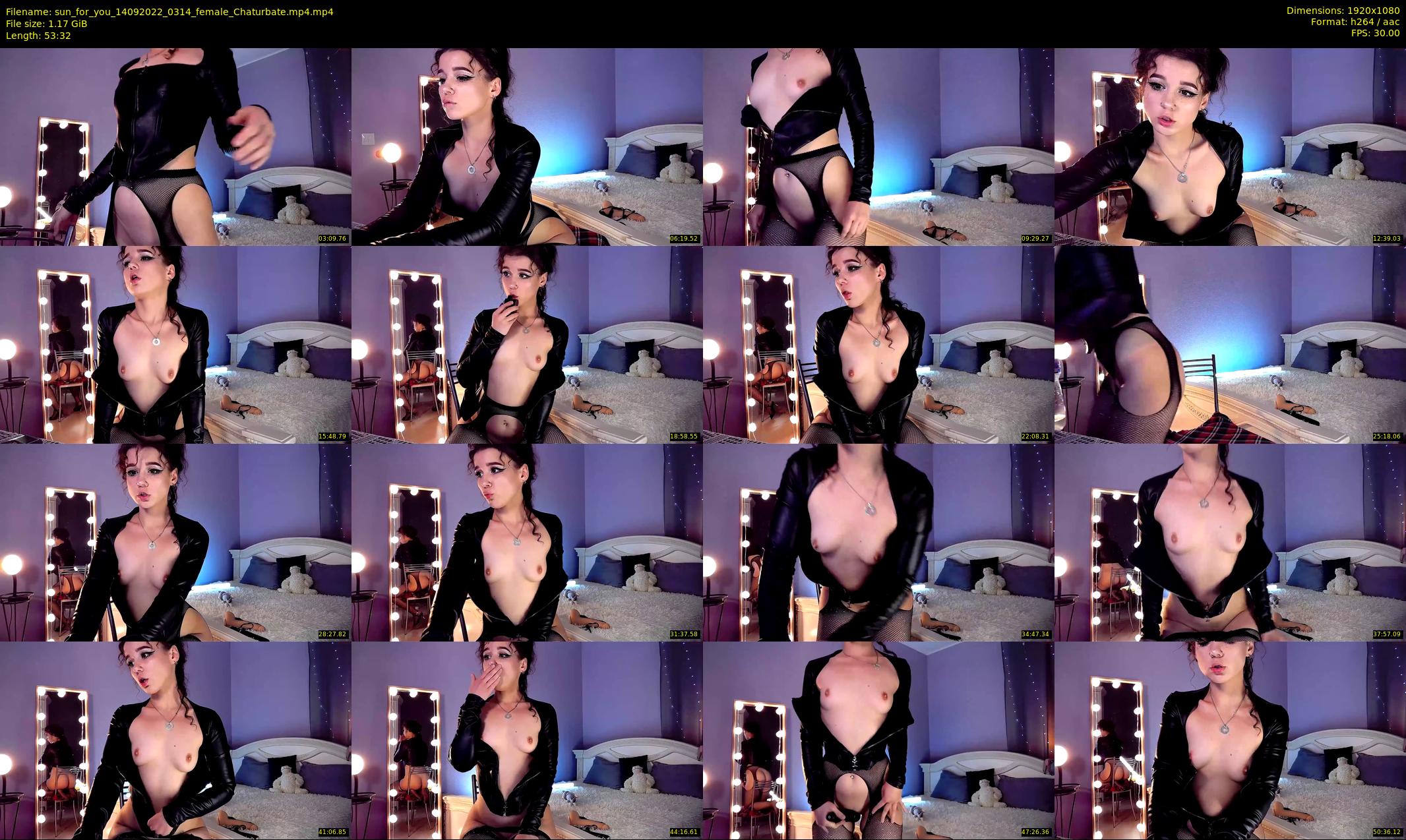 sun_for_you — 54 minute Chaturbate female cam show recording, 1080p, Sep 14, 2022