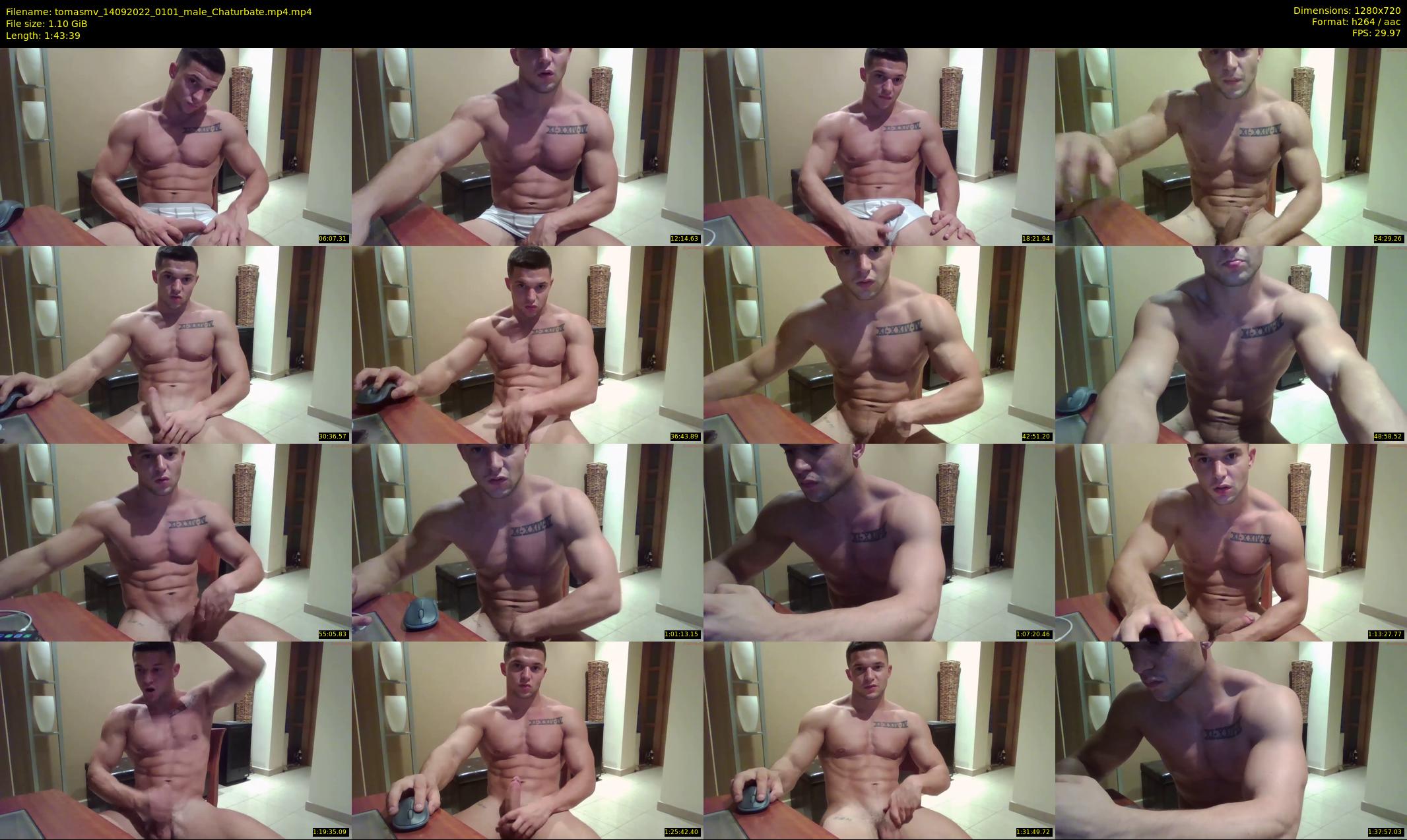tomasmv — 104 minute Chaturbate male cam show recording, 720p, Sep 14, 2022