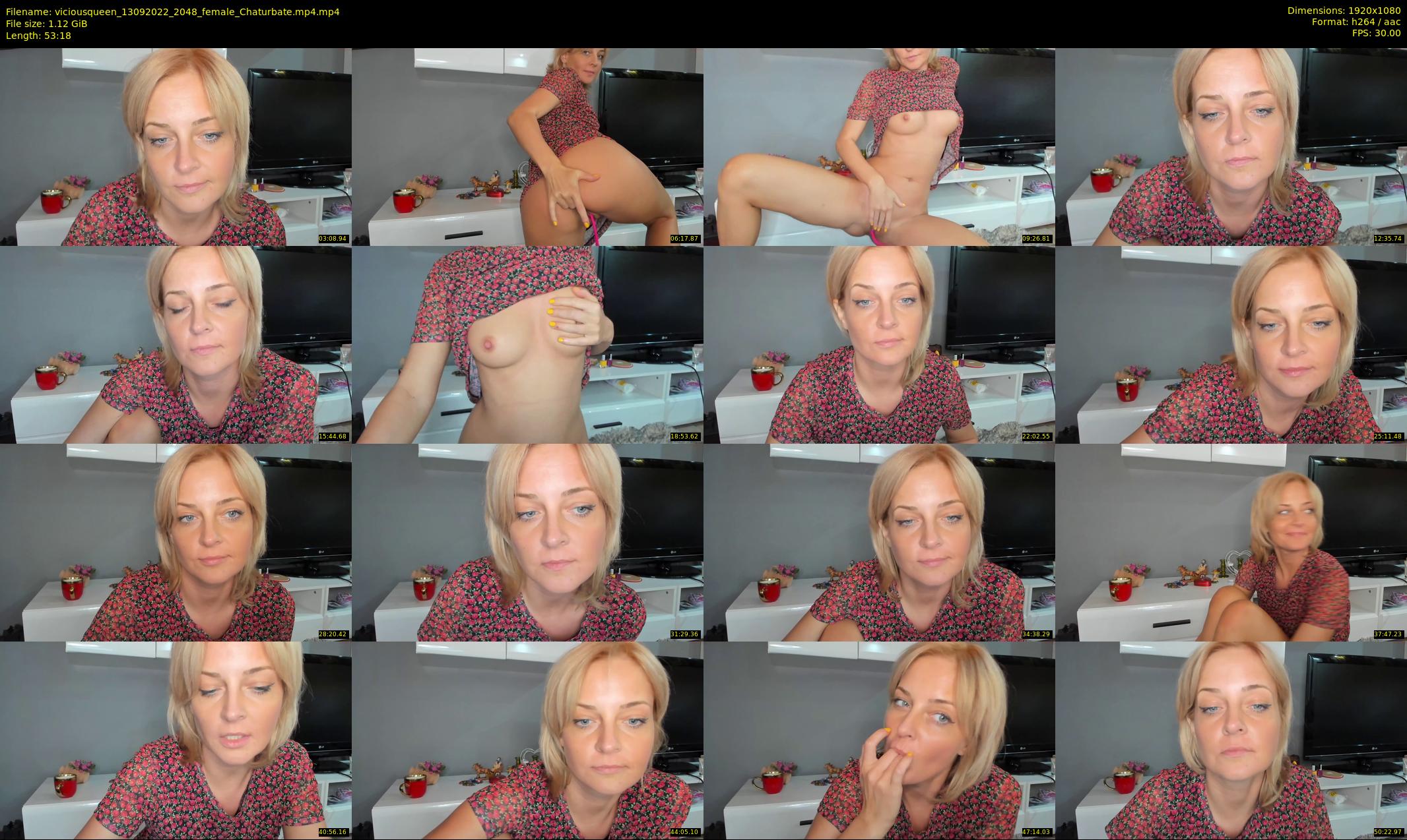 viciousqueen — 54 minute Chaturbate female cam show recording, 1080p, Sep 13, 2022