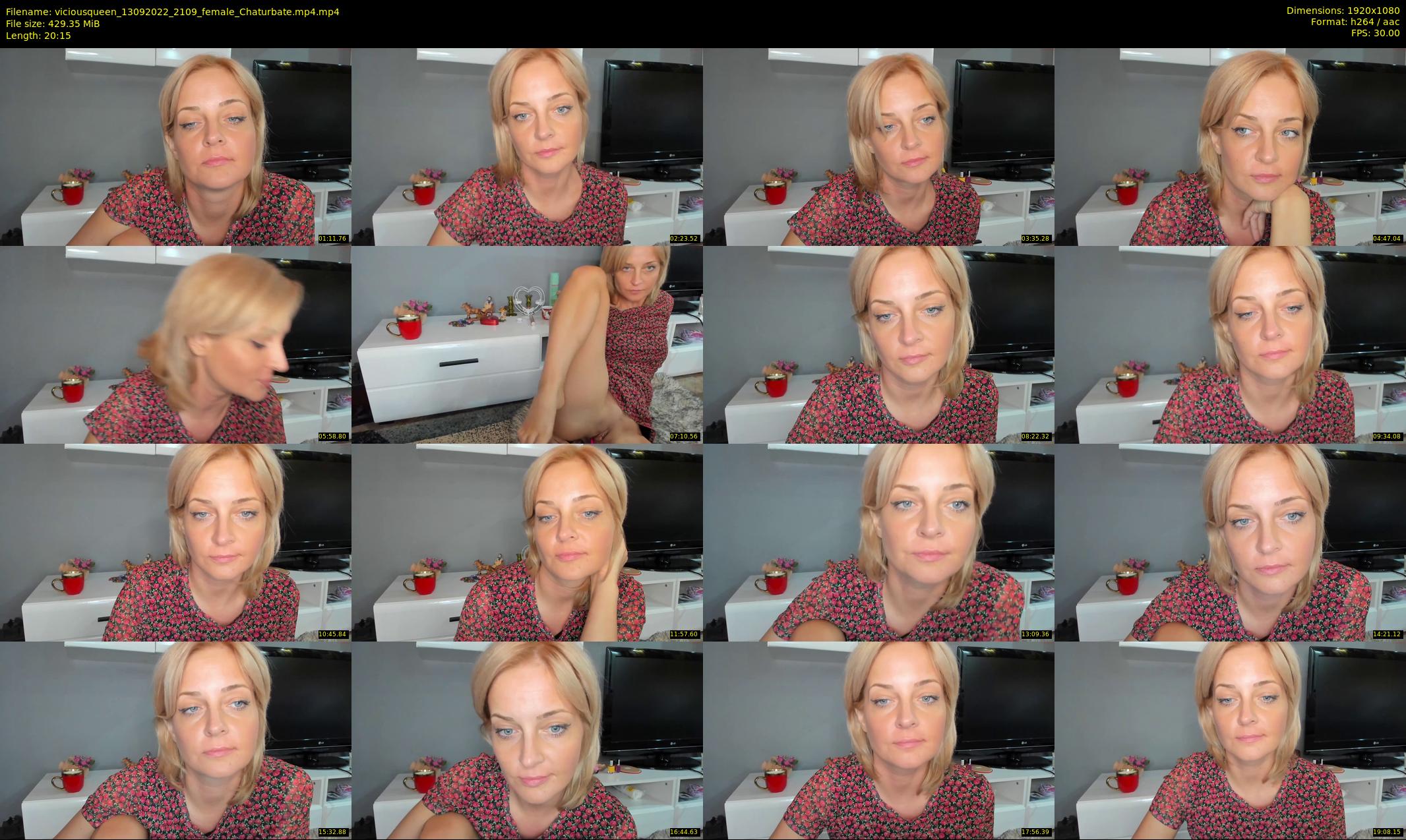 viciousqueen — 21 minute Chaturbate female cam show recording, 1080p, Sep 13, 2022