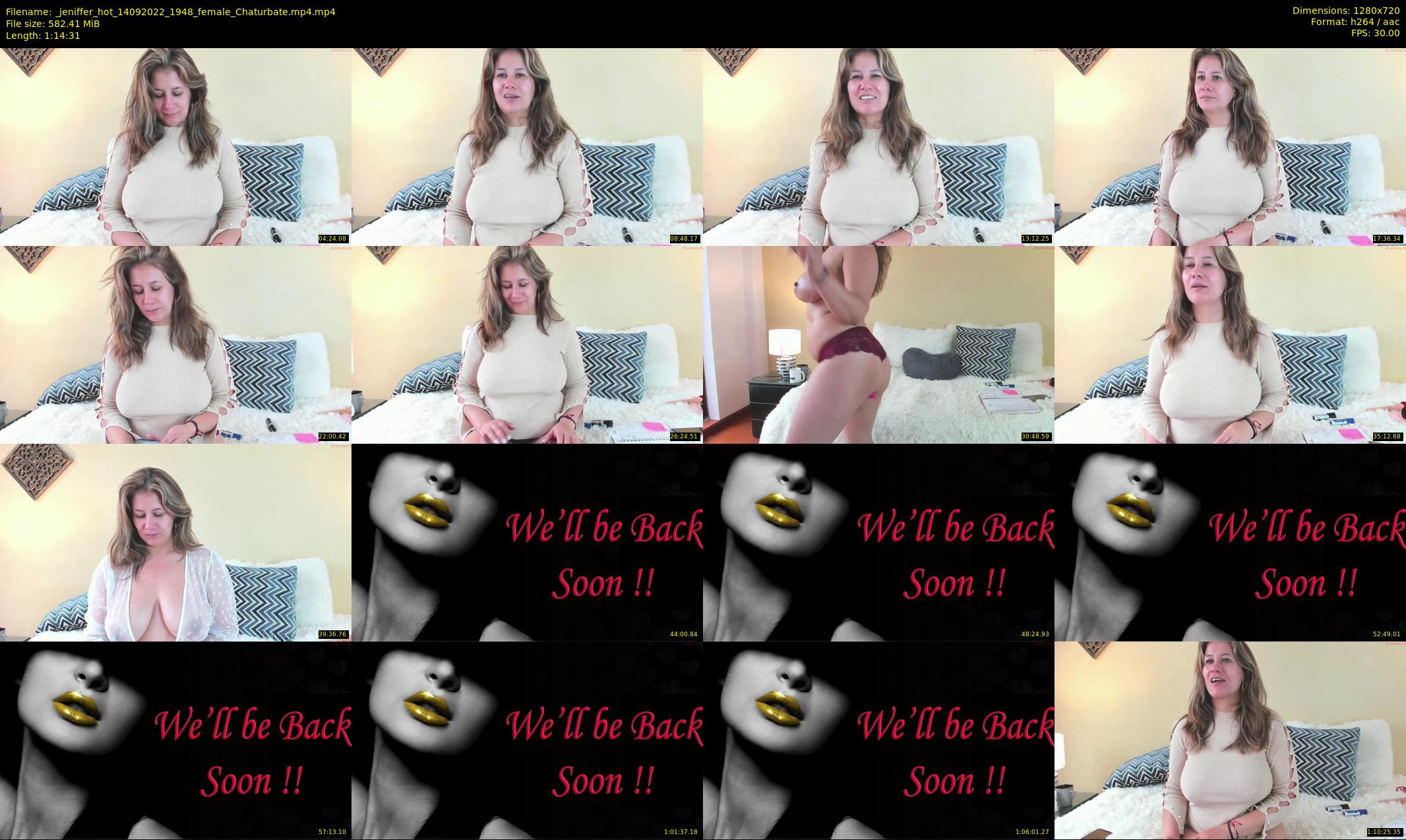 _jeniffer_hot — 75 minute Chaturbate female cam show recording, 720p, Sep 14, 2022