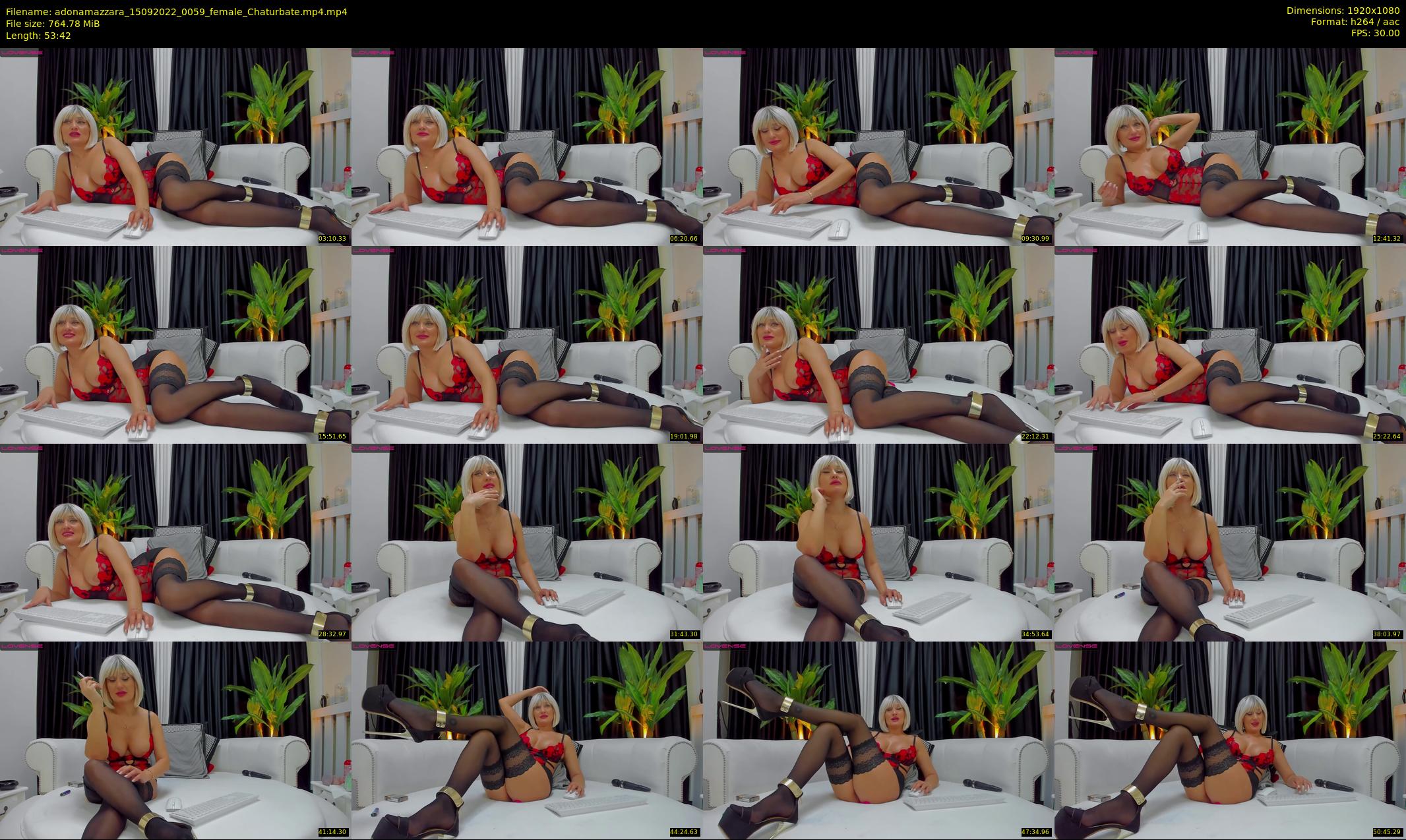 adonamazzara — 54 minute Chaturbate female cam show recording, 1080p, Sep 15, 2022