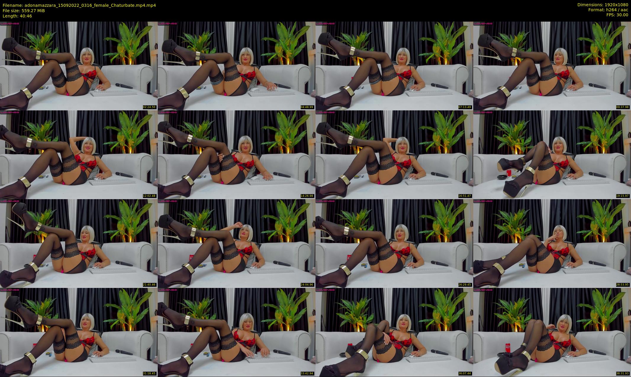 adonamazzara — 41 minute Chaturbate female cam show recording, 1080p, Sep 15, 2022