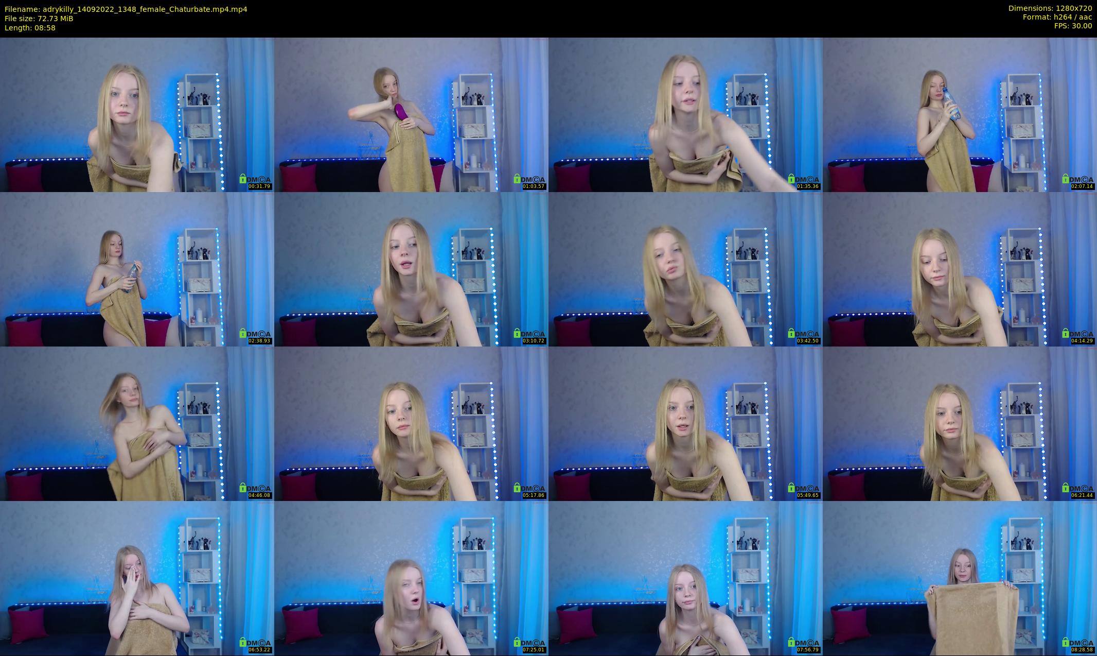 adrykilly — 9 minute Chaturbate female cam show recording, 720p, Sep 14, 2022