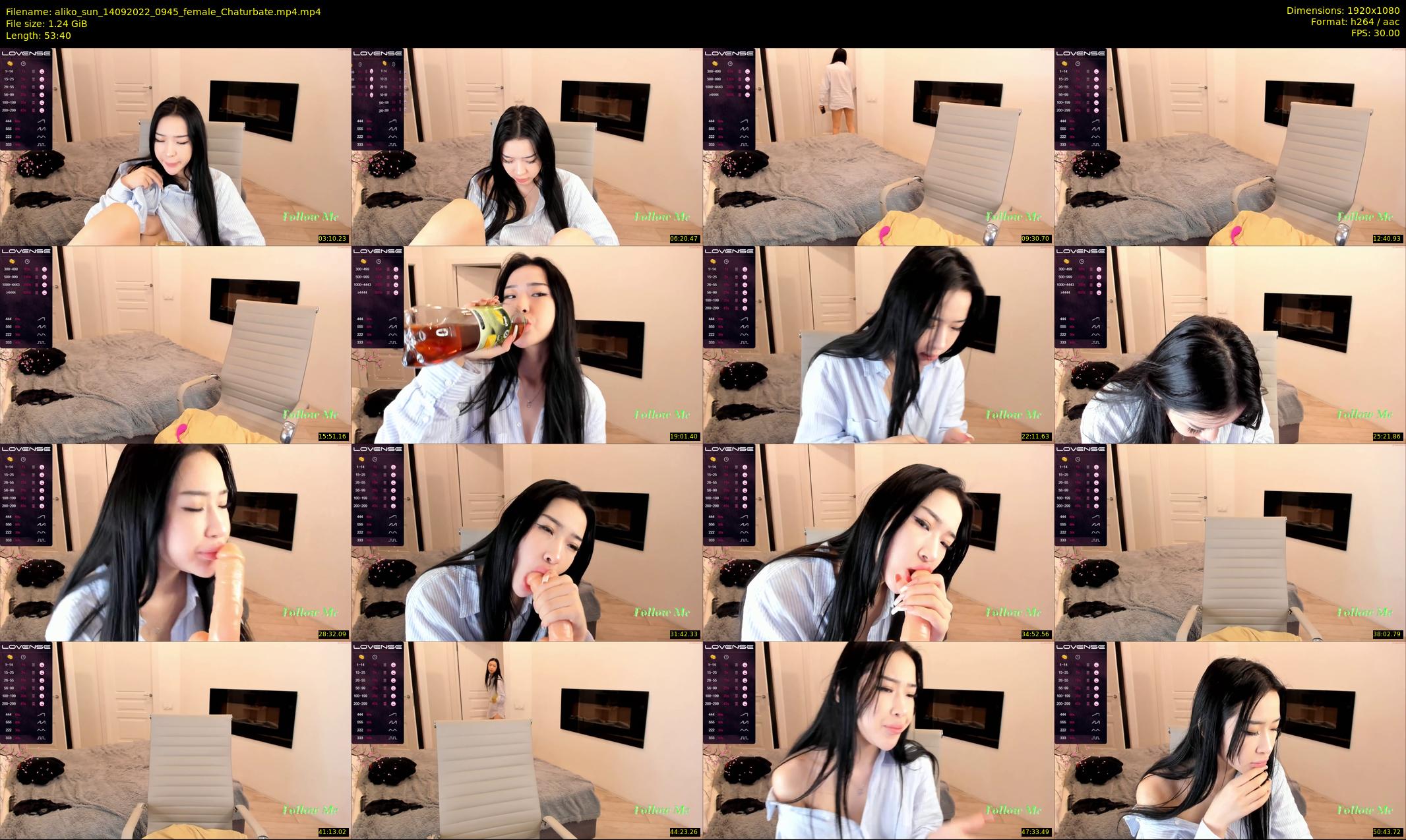 aliko_sun — 54 minute Chaturbate female cam show recording, 1080p, Sep 14, 2022