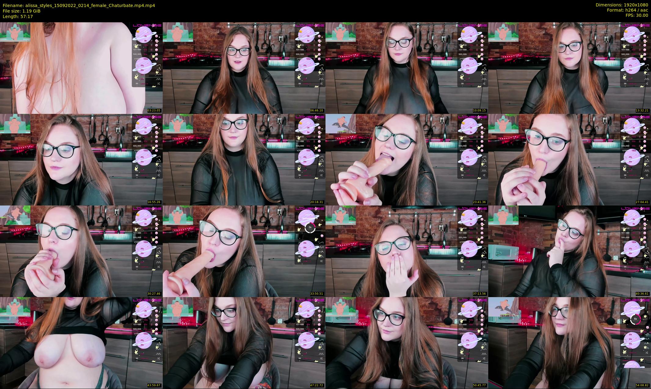 alissa_styles — 58 minute Chaturbate female cam show recording, 1080p, Sep 15, 2022