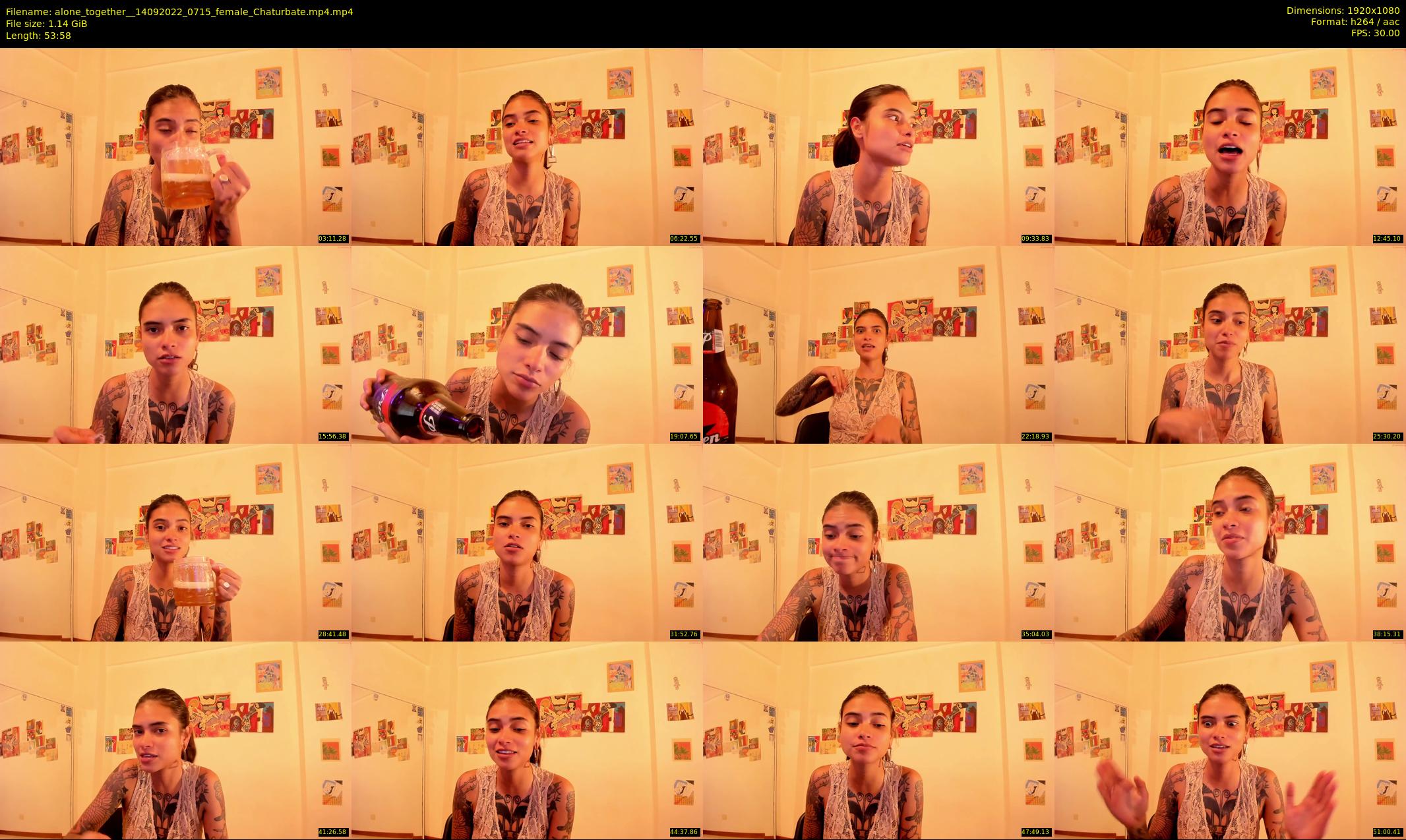alone_together_ — 54 minute Chaturbate female cam show recording, 1080p, Sep 14, 2022