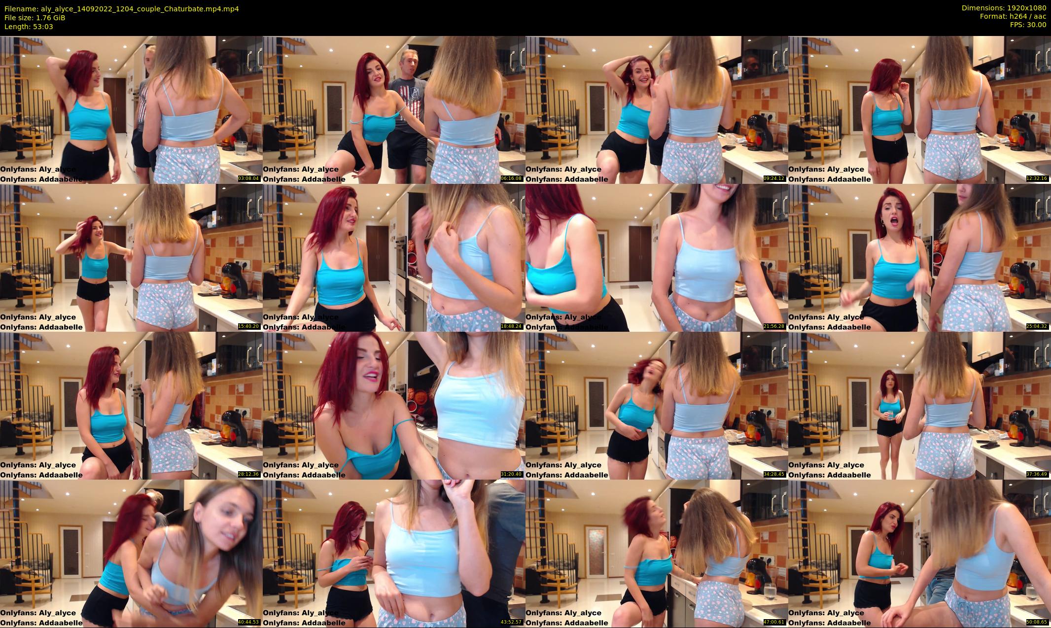 aly_alyce — 54 minute Chaturbate female cam show recording, 1080p, Sep 14, 2022