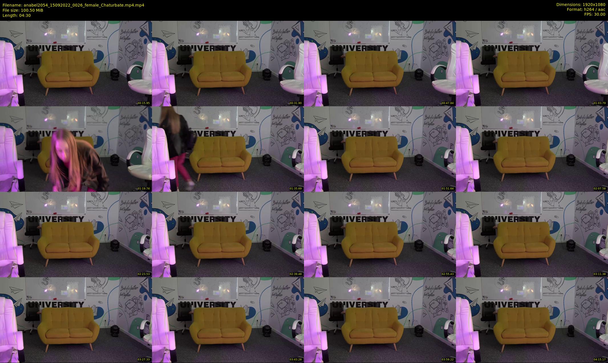 anabel2054 — 5 minute Chaturbate female cam show recording, 1080p, Sep 15, 2022