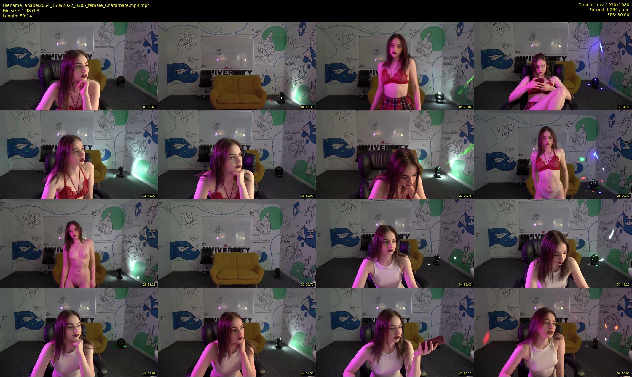 anabel2054 — 54 minute Chaturbate female cam show recording, 1080p, Sep 15, 2022