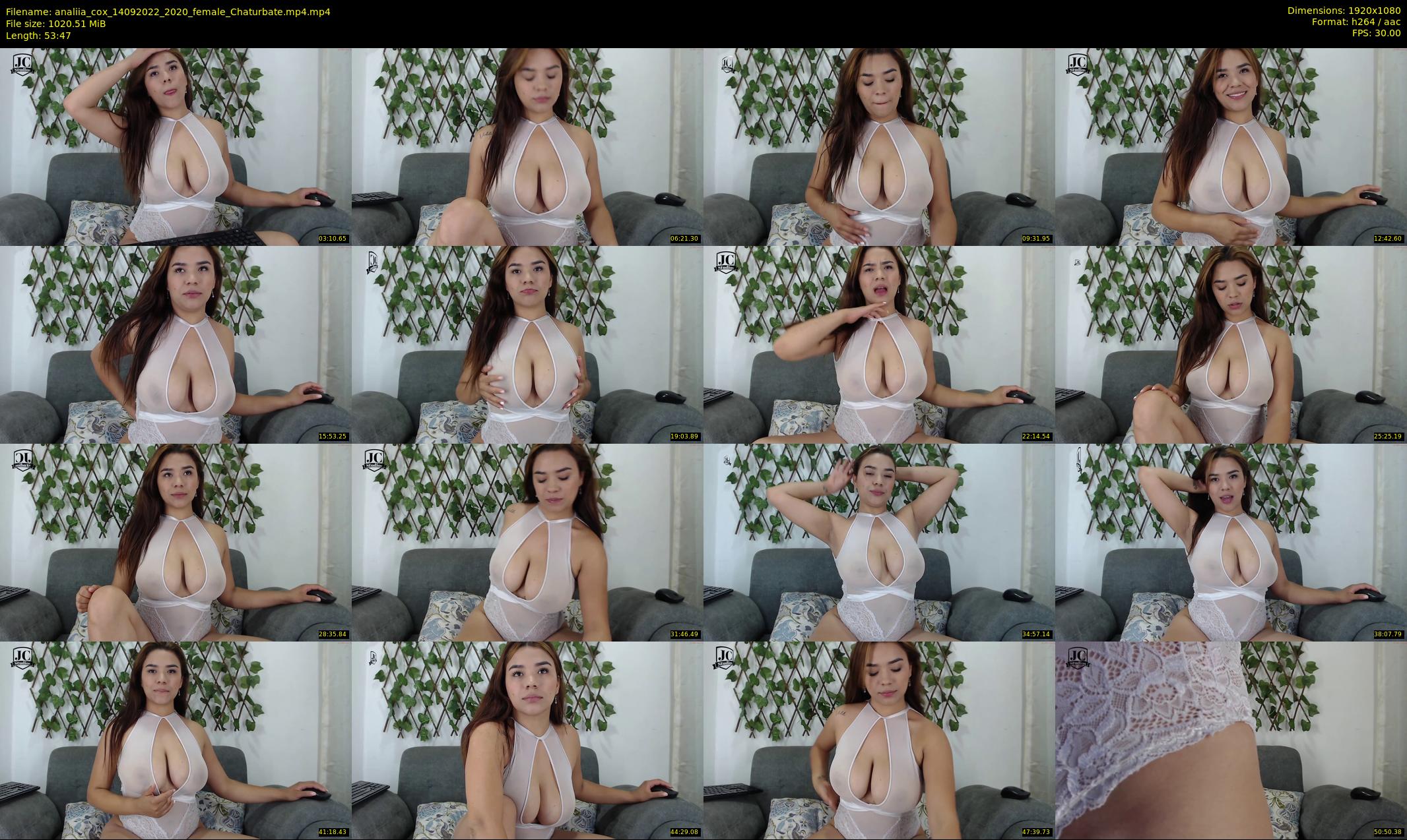 analiia_cox — 54 minute Chaturbate female cam show recording, 1080p, Sep 14, 2022