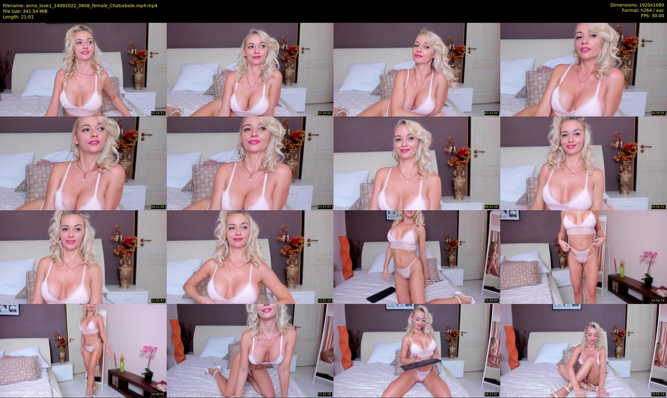 anna_love1 — 22 minute Chaturbate female cam show recording, 1080p, Sep 14, 2022