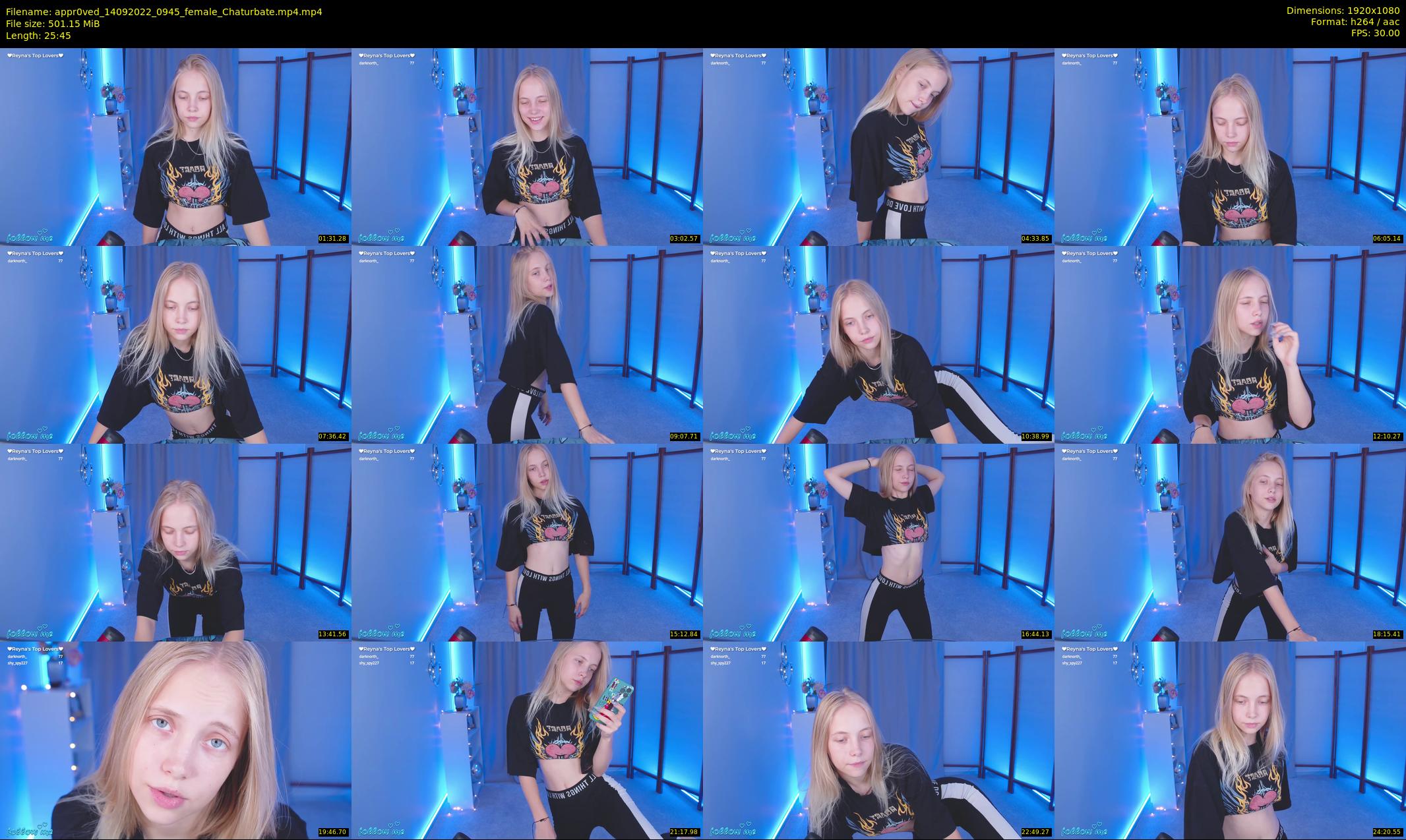 appr0ved — 26 minute Chaturbate female cam show recording, 1080p, Sep 14, 2022