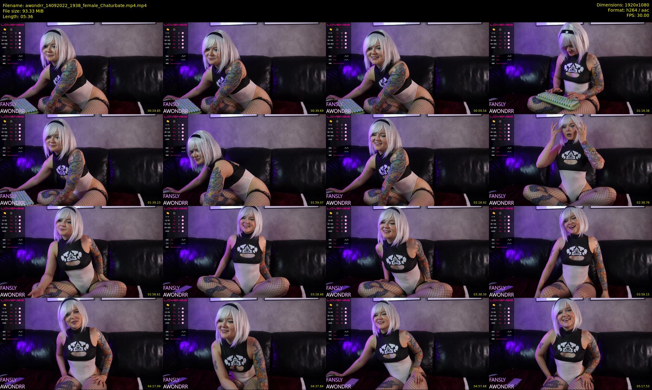 awondrr — 6 minute Chaturbate female cam show recording, 1080p, Sep 14, 2022