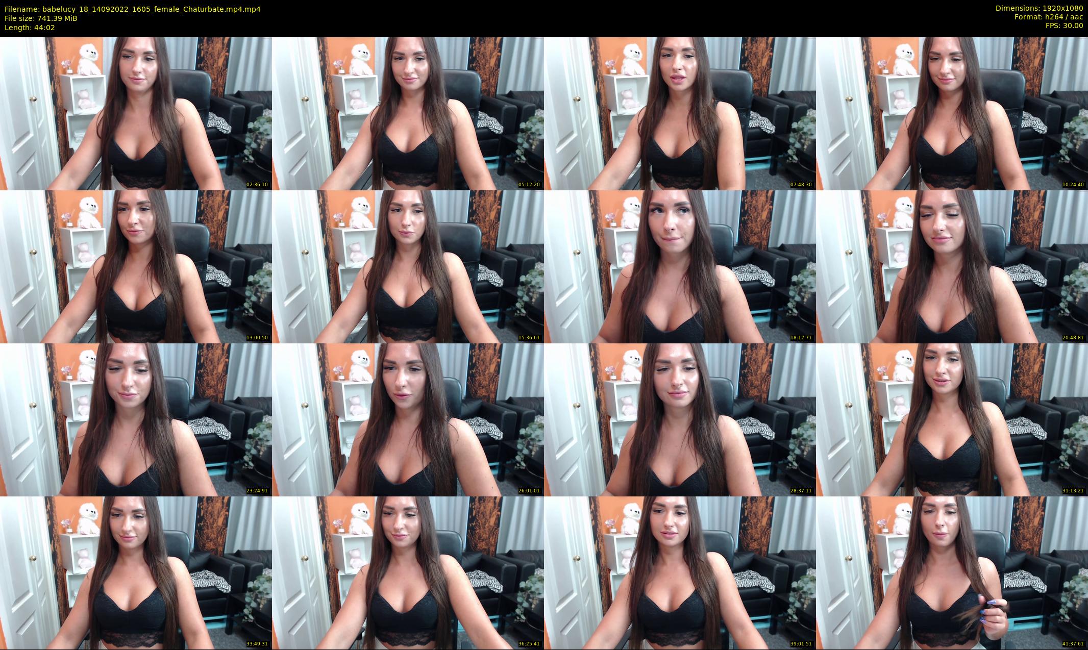 babelucy_18 — 45 minute Chaturbate female cam show recording, 1080p, Sep 14, 2022