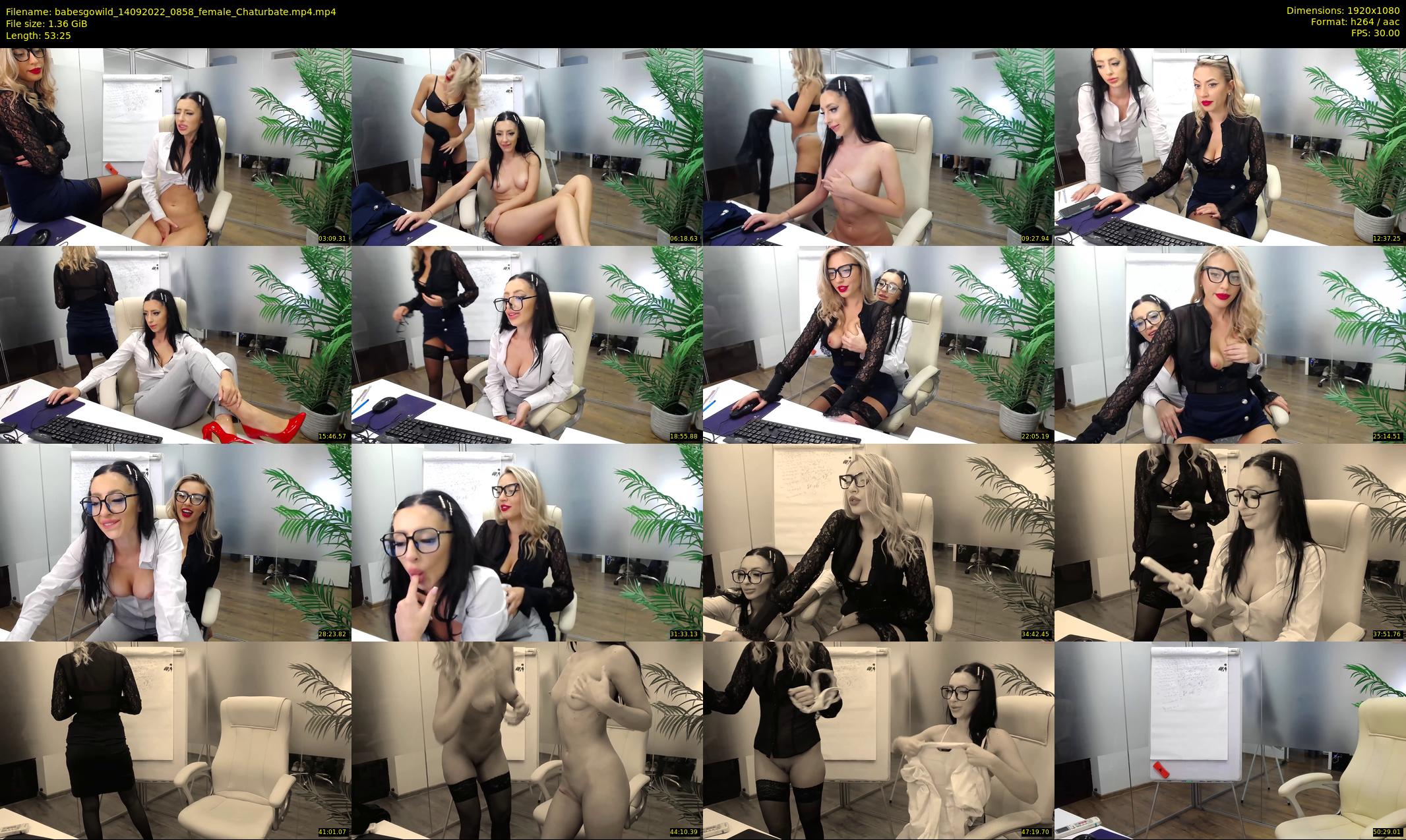 babesgowild — 54 minute Chaturbate couple cam show recording, 1080p, Sep 14, 2022