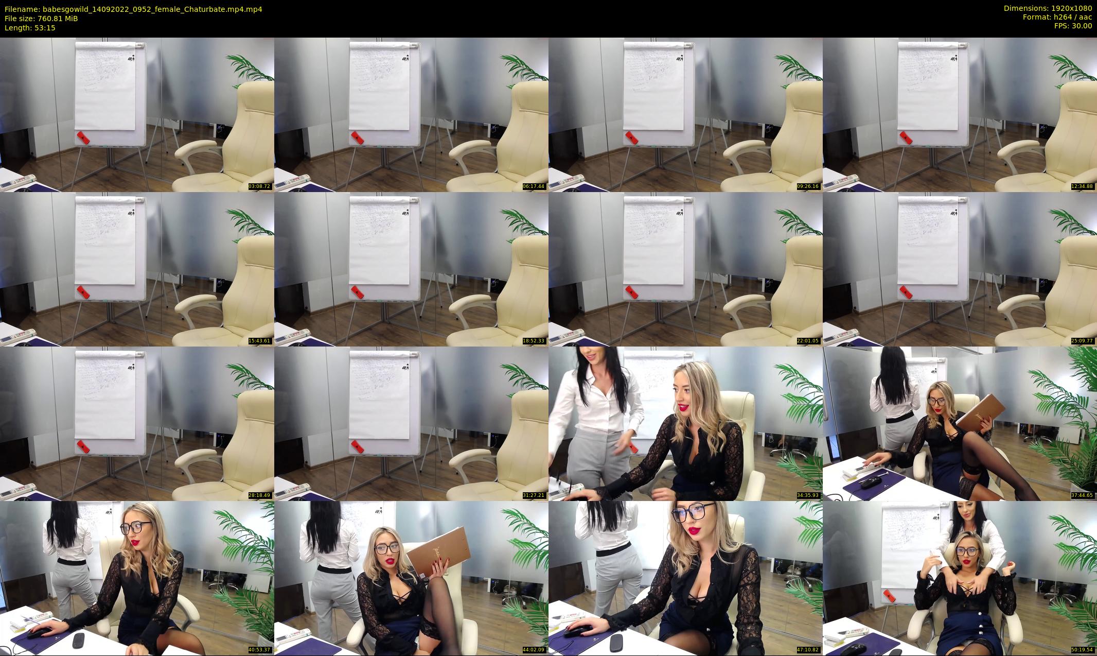 babesgowild — 54 minute Chaturbate couple cam show recording, 1080p, Sep 14, 2022