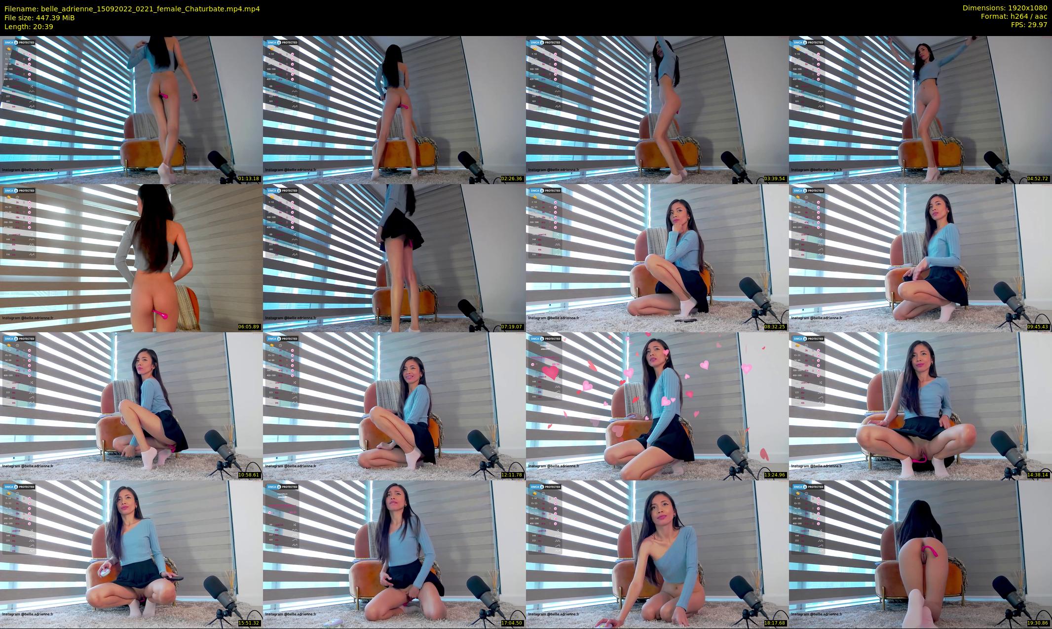 belle_adrienne — 21 minute Chaturbate couple cam show recording, 1080p, Sep 15, 2022