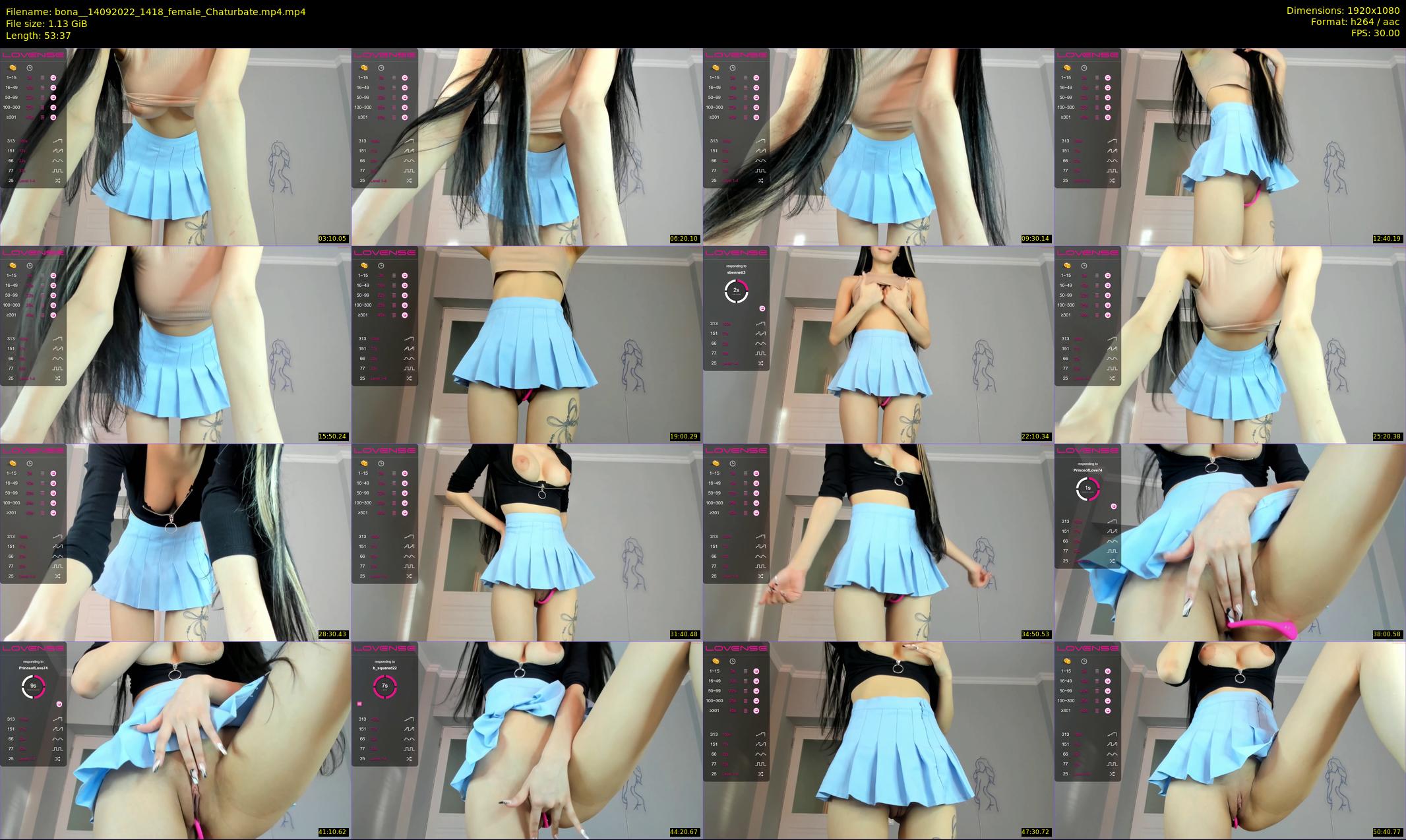bona_ — 54 minute Chaturbate female cam show recording, 1080p, Sep 14, 2022