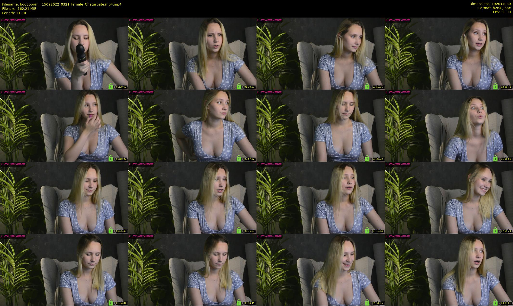 boooooom_ — 12 minute Chaturbate female cam show recording, 1080p, Sep 15, 2022
