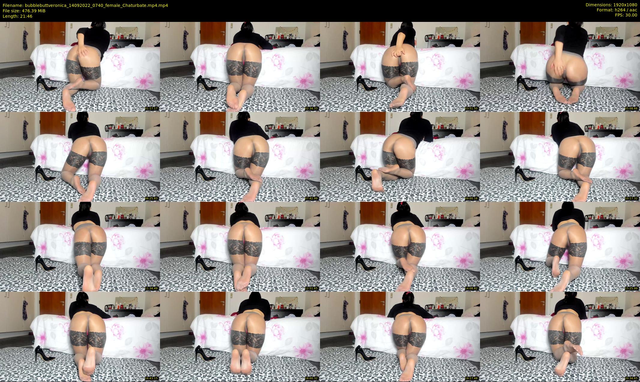 bubblebuttveronica — 22 minute Chaturbate female cam show recording, 1080p, Sep 14, 2022