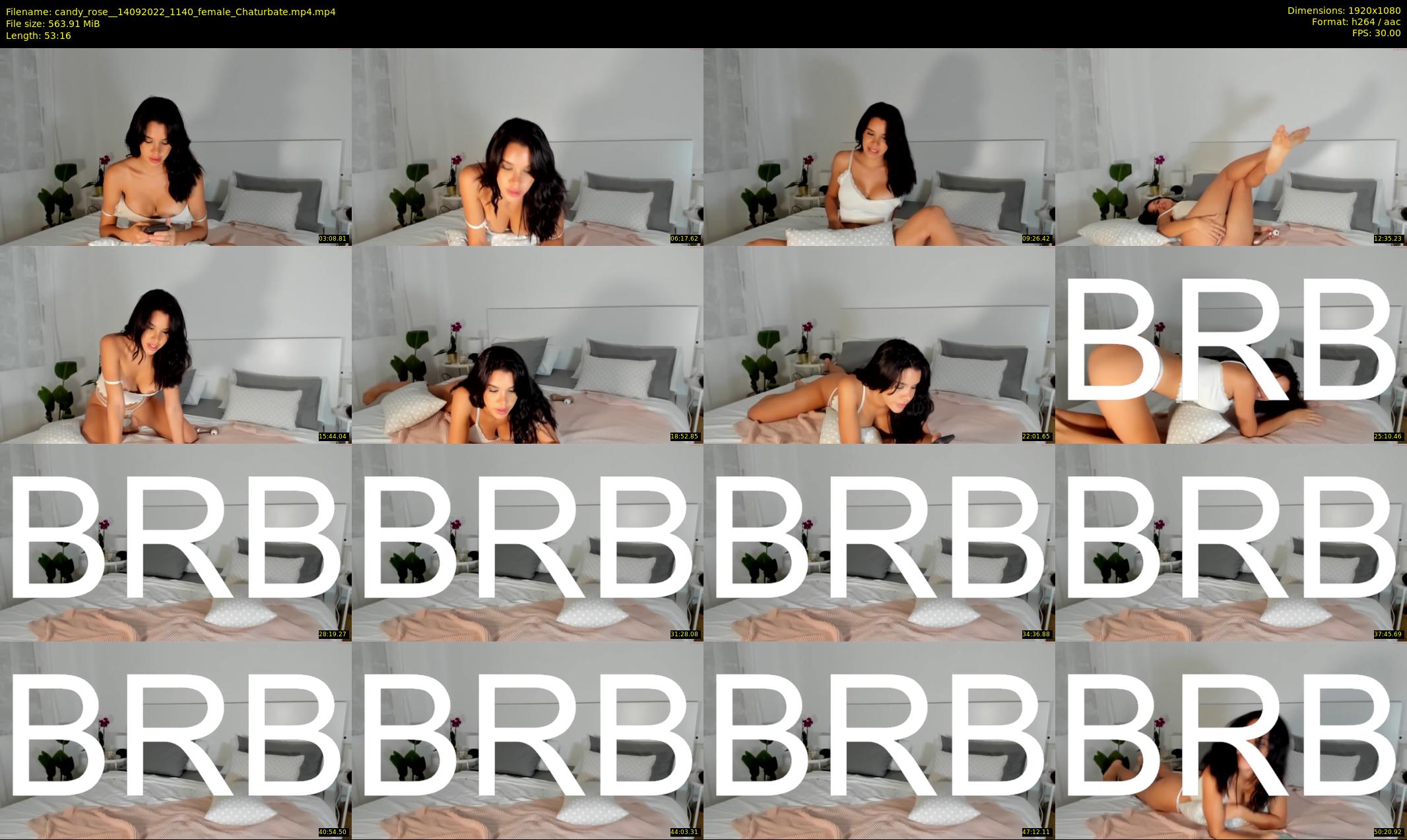 candy_rose_ — 54 minute Chaturbate female cam show recording, 1080p, Sep 14, 2022