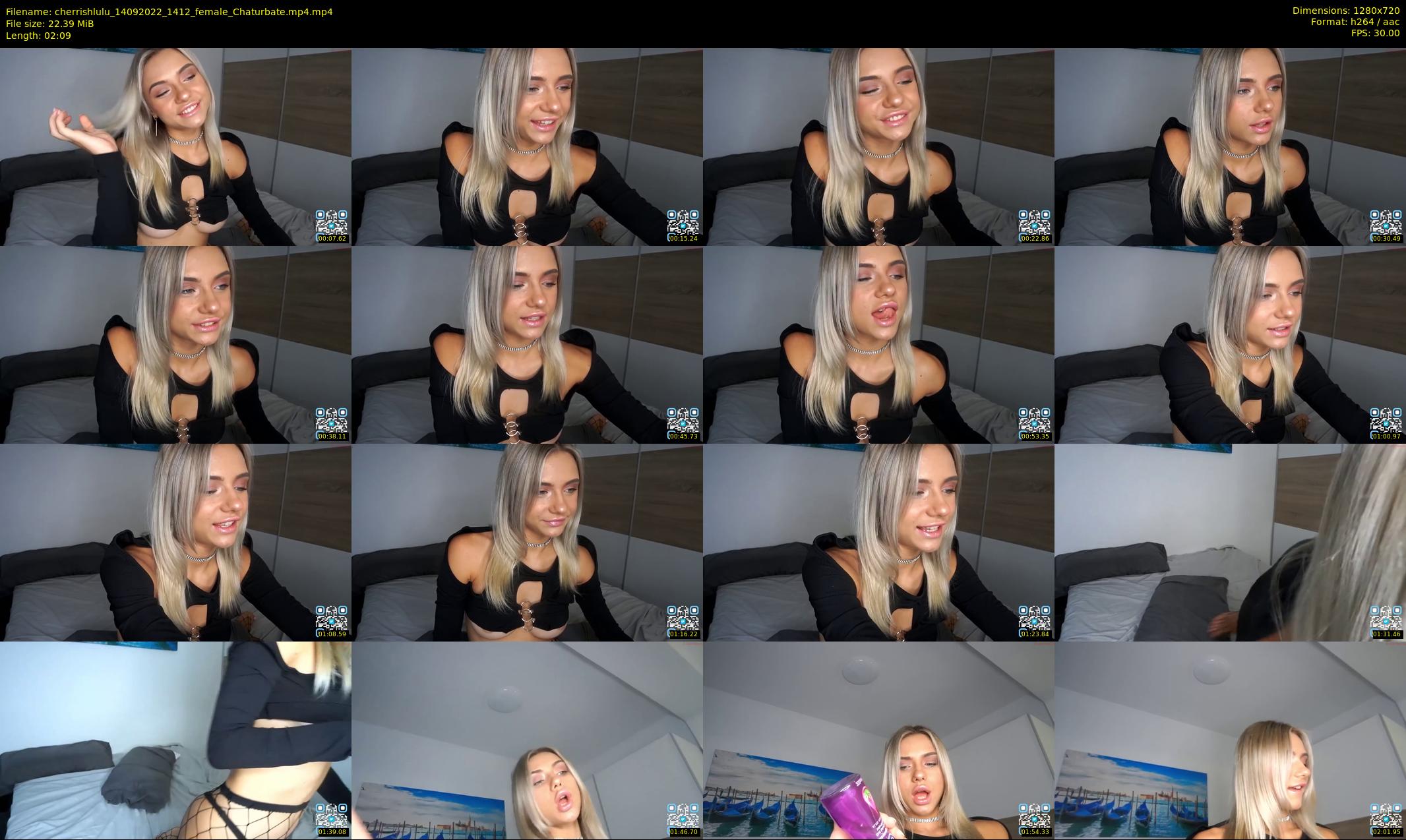 cherrishlulu — 3 minute Chaturbate female cam show recording, 720p, Sep 14, 2022