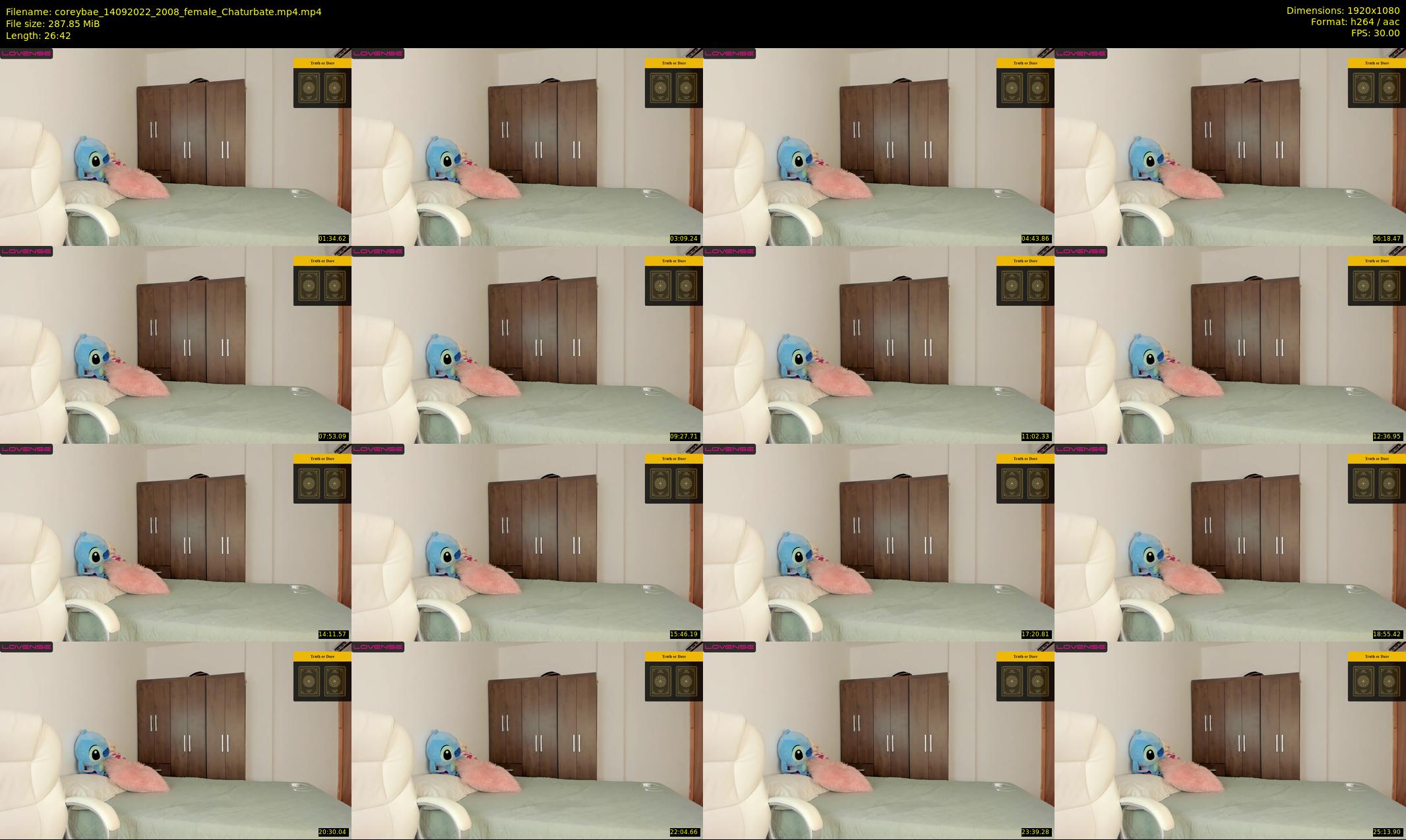 coreybae — 27 minute Chaturbate female cam show recording, 1080p, Sep 14, 2022