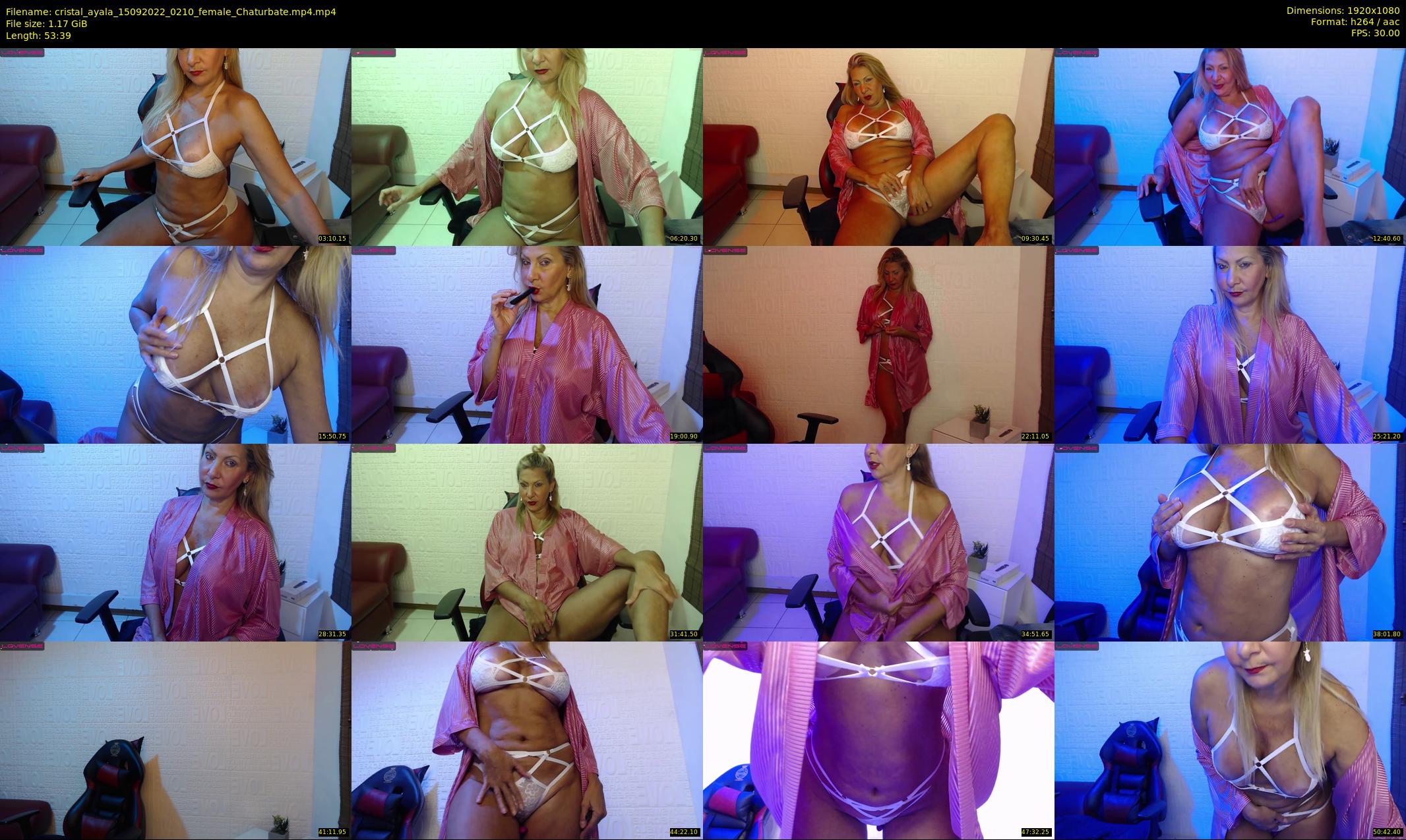 cristal_ayala — 54 minute Chaturbate female cam show recording, 1080p, Sep 15, 2022